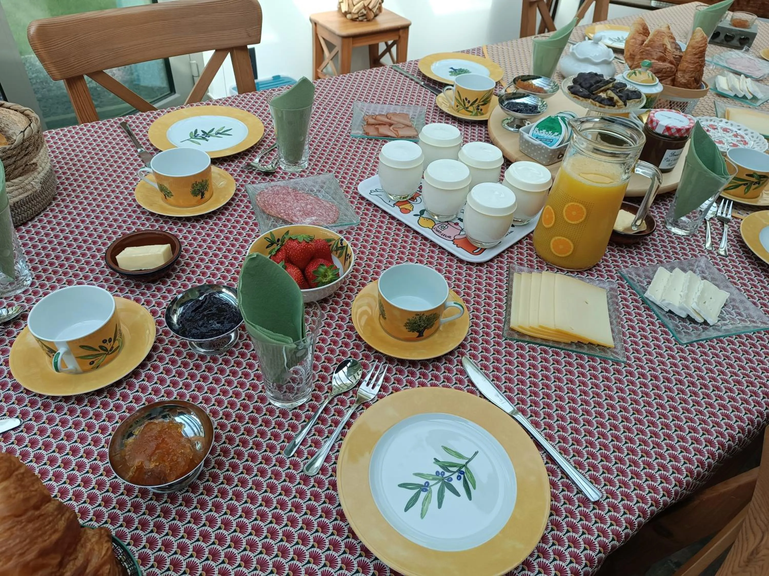 Breakfast in B&B Ferme du Petit Breuil