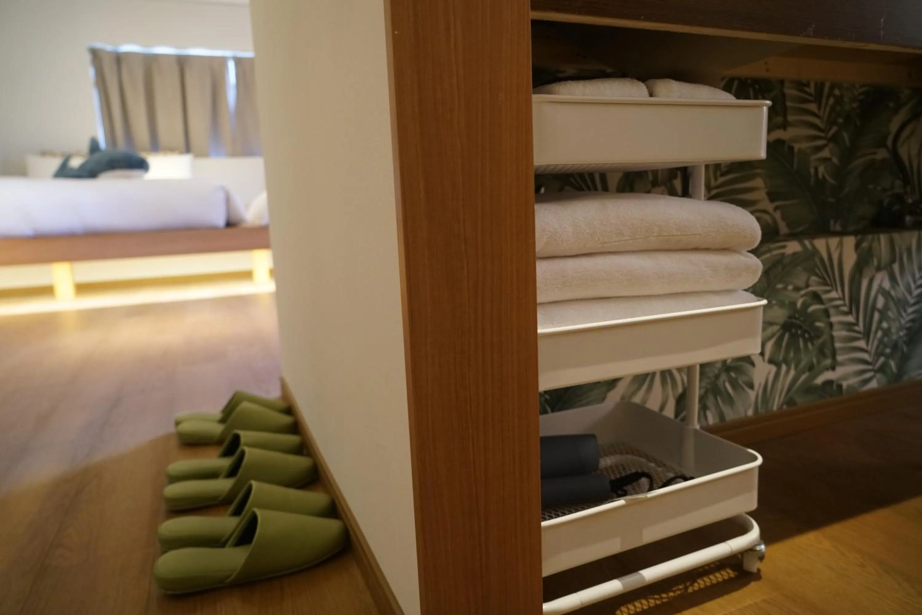 Bed in Softlight Inn Asakusa Tokyo