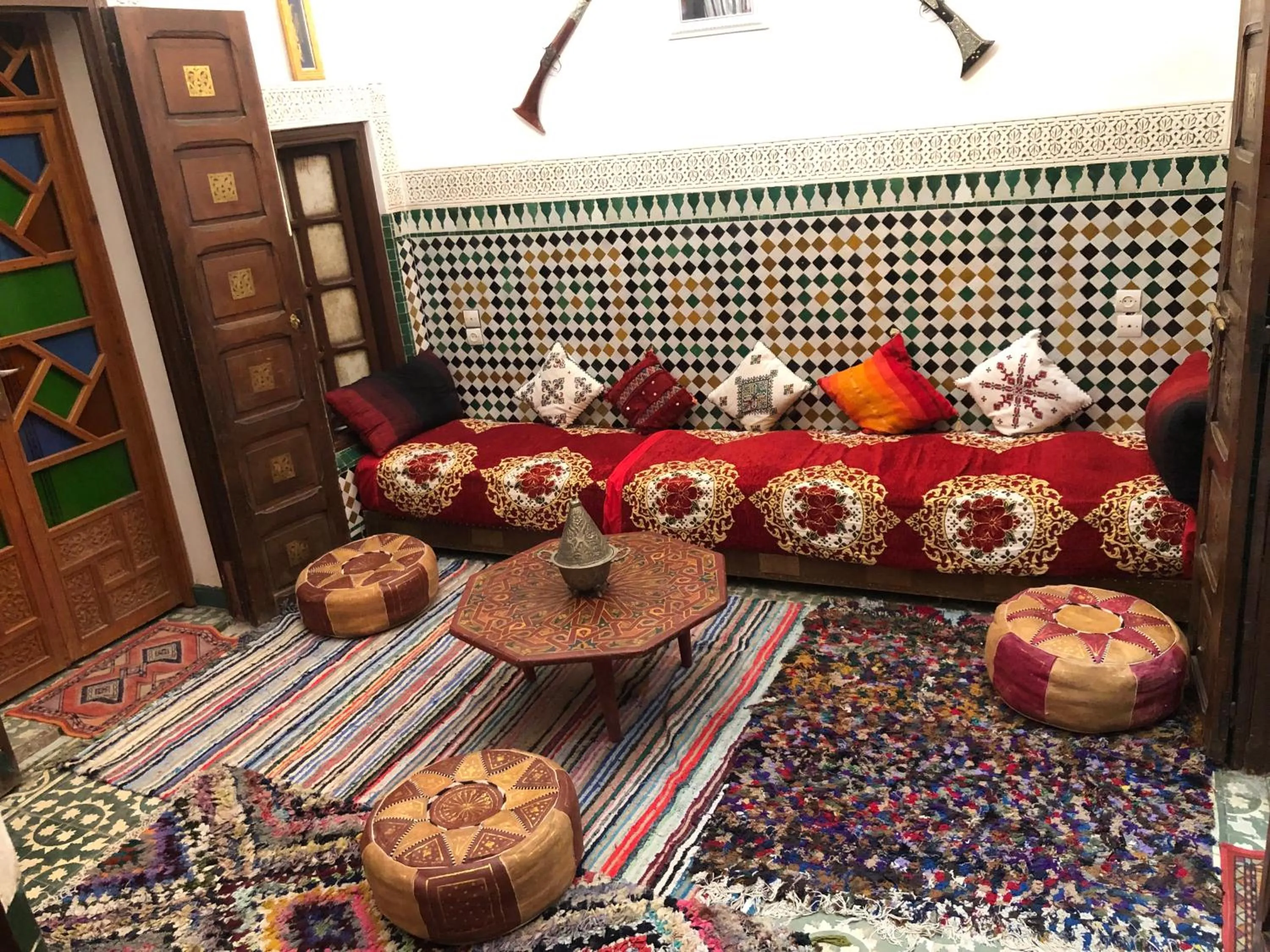 Living room in Dar Lalla Wafae