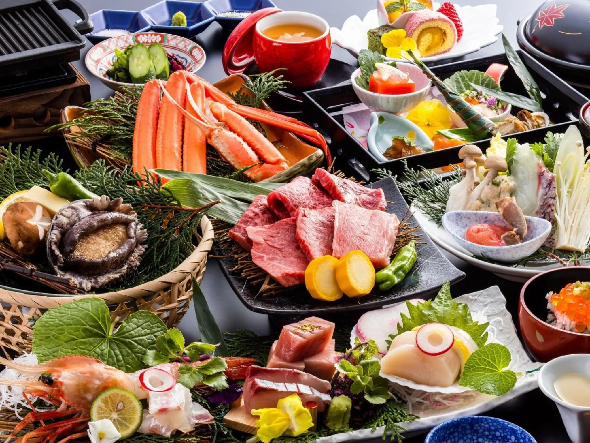 Dinner in Kinosakinoyado Ryokufukaku