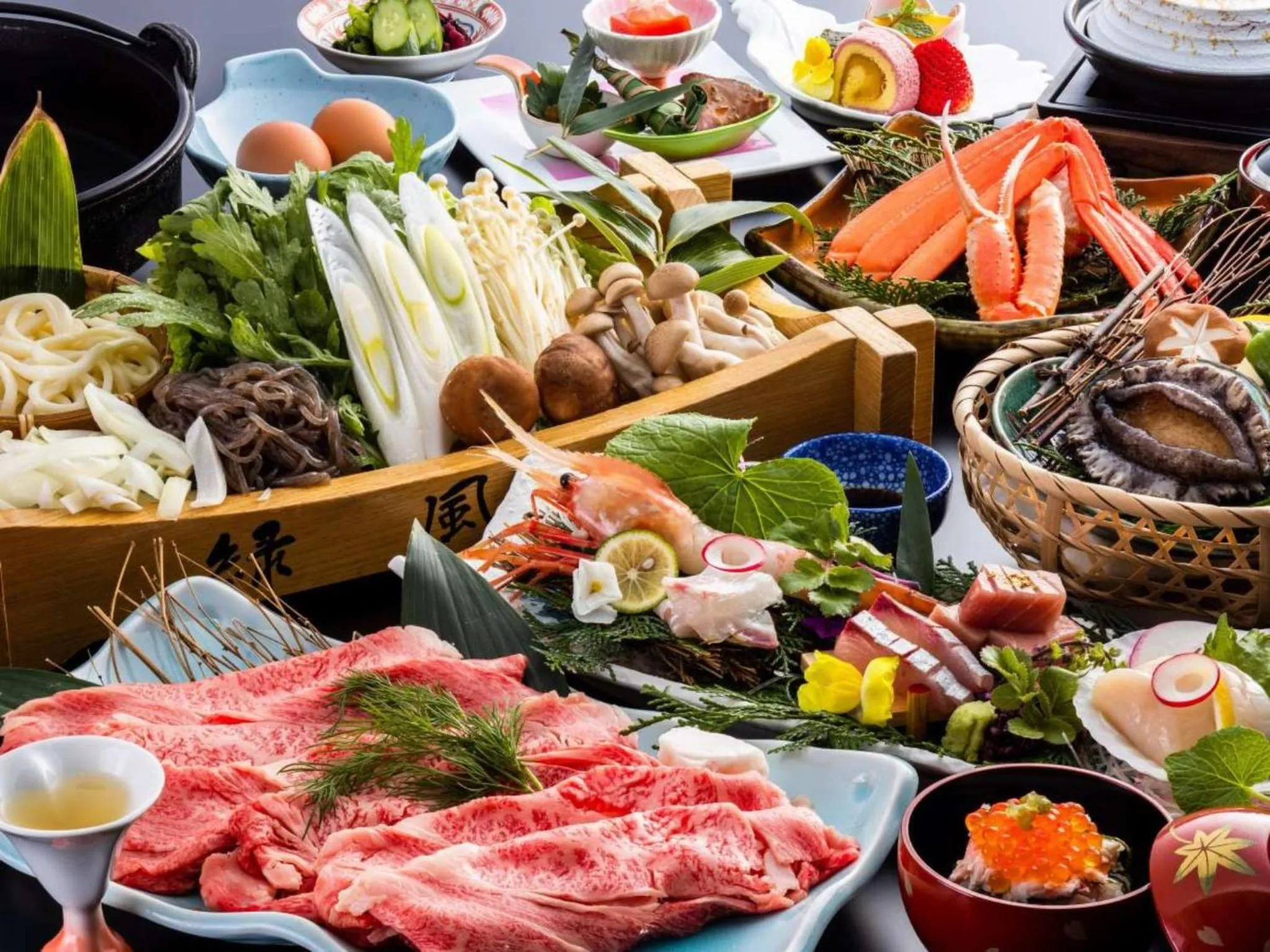 Dinner in Kinosakinoyado Ryokufukaku