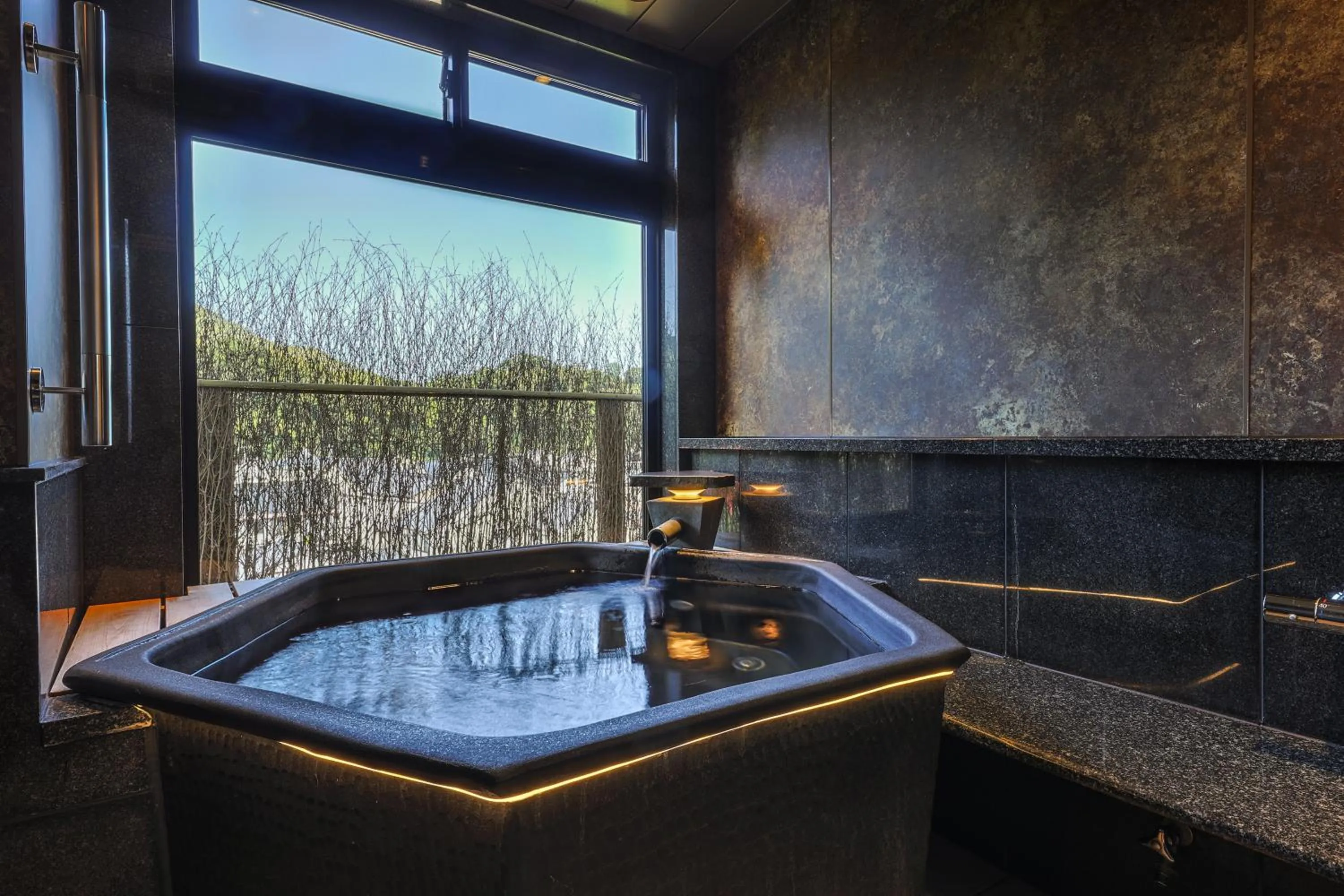 Bathroom in Kinosakinoyado Ryokufukaku