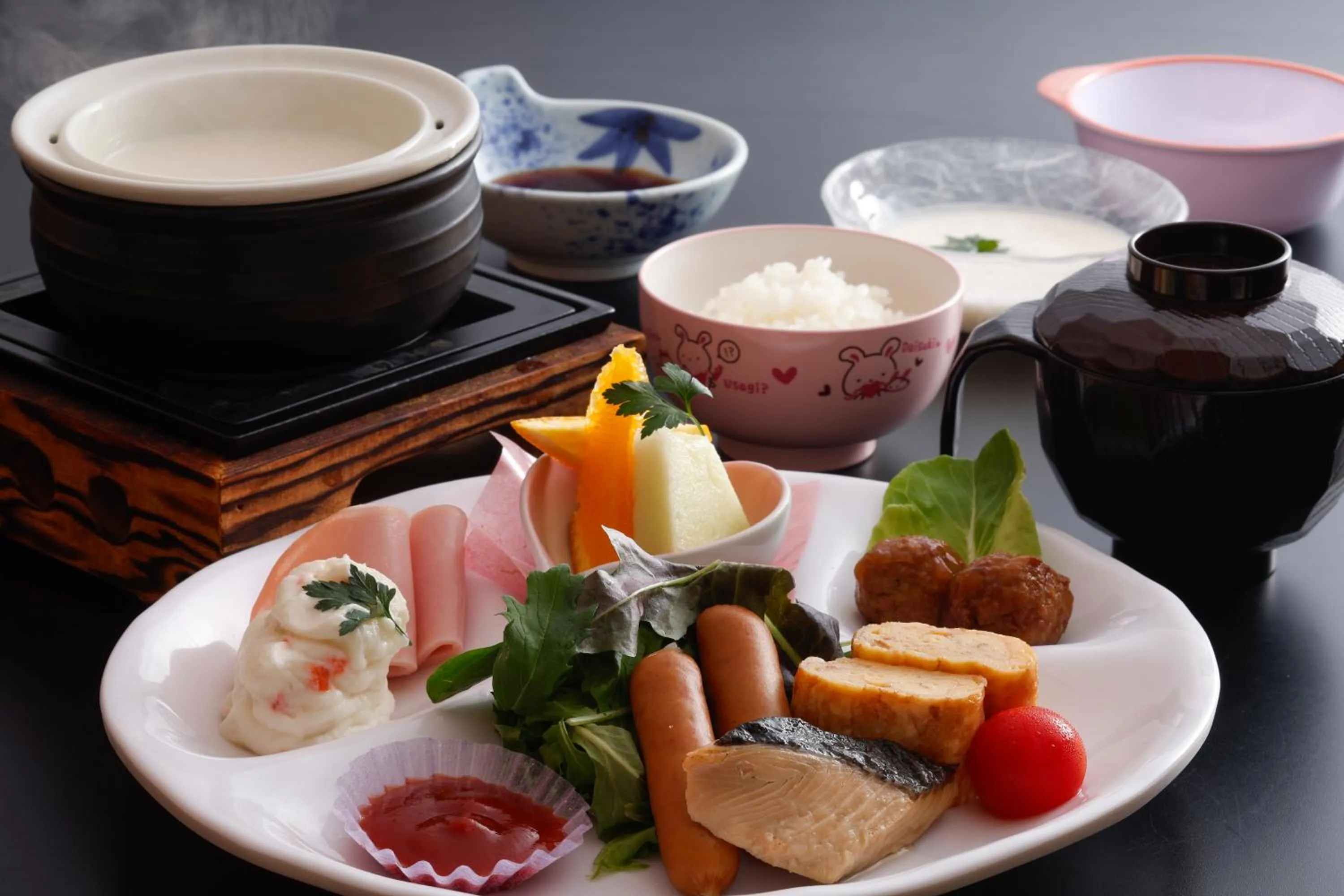 Food and drinks in Kinosakinoyado Ryokufukaku