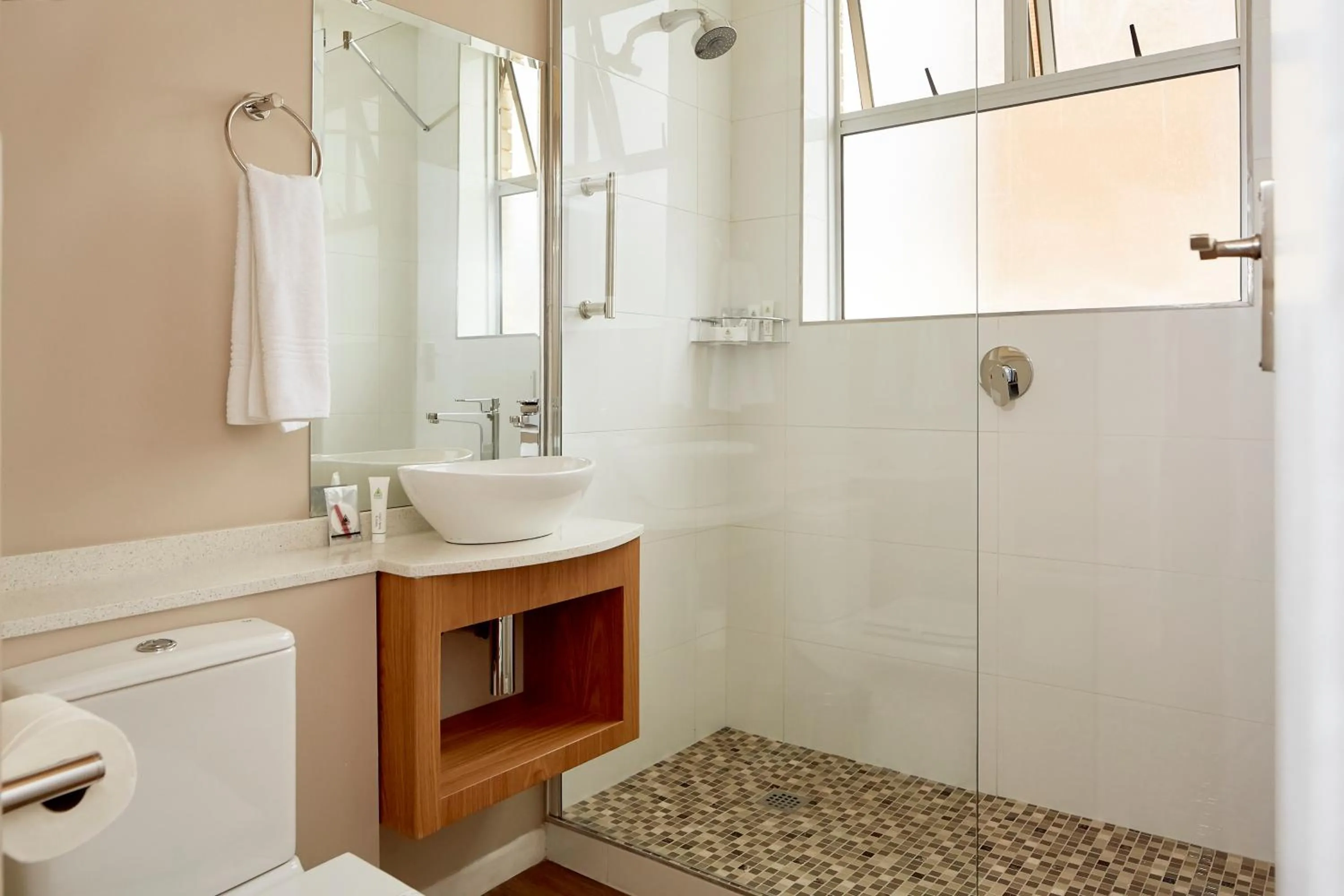 Shower in First Group Mount Sierra