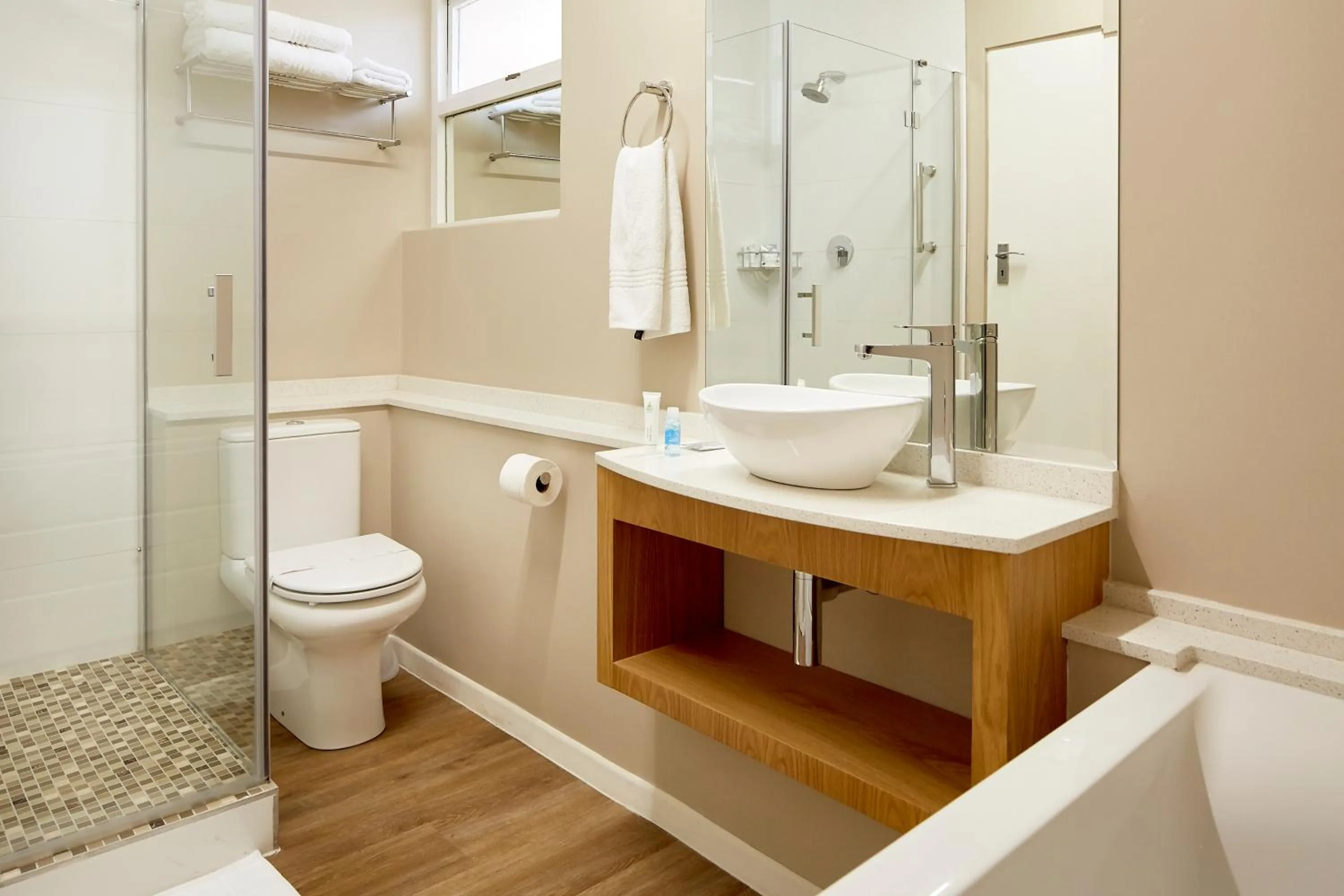 Shower in First Group Mount Sierra