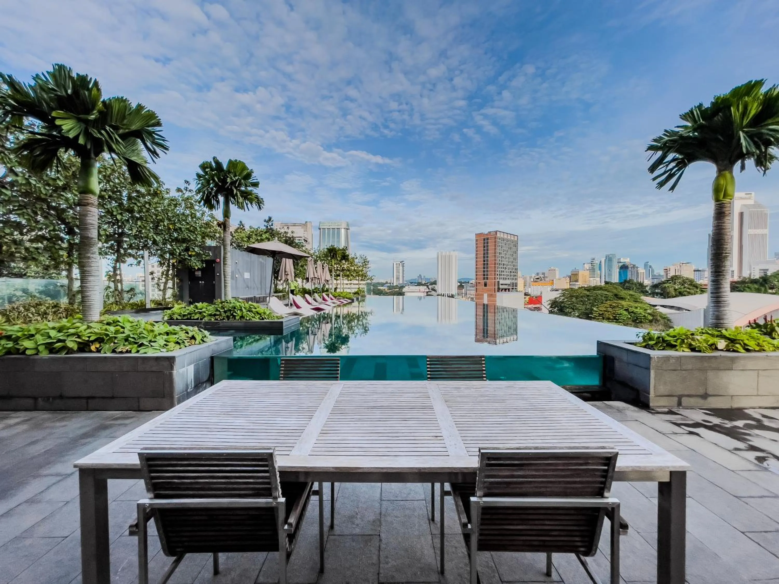 Pool view in Opus Residences by Wakely Kuala Lumpur