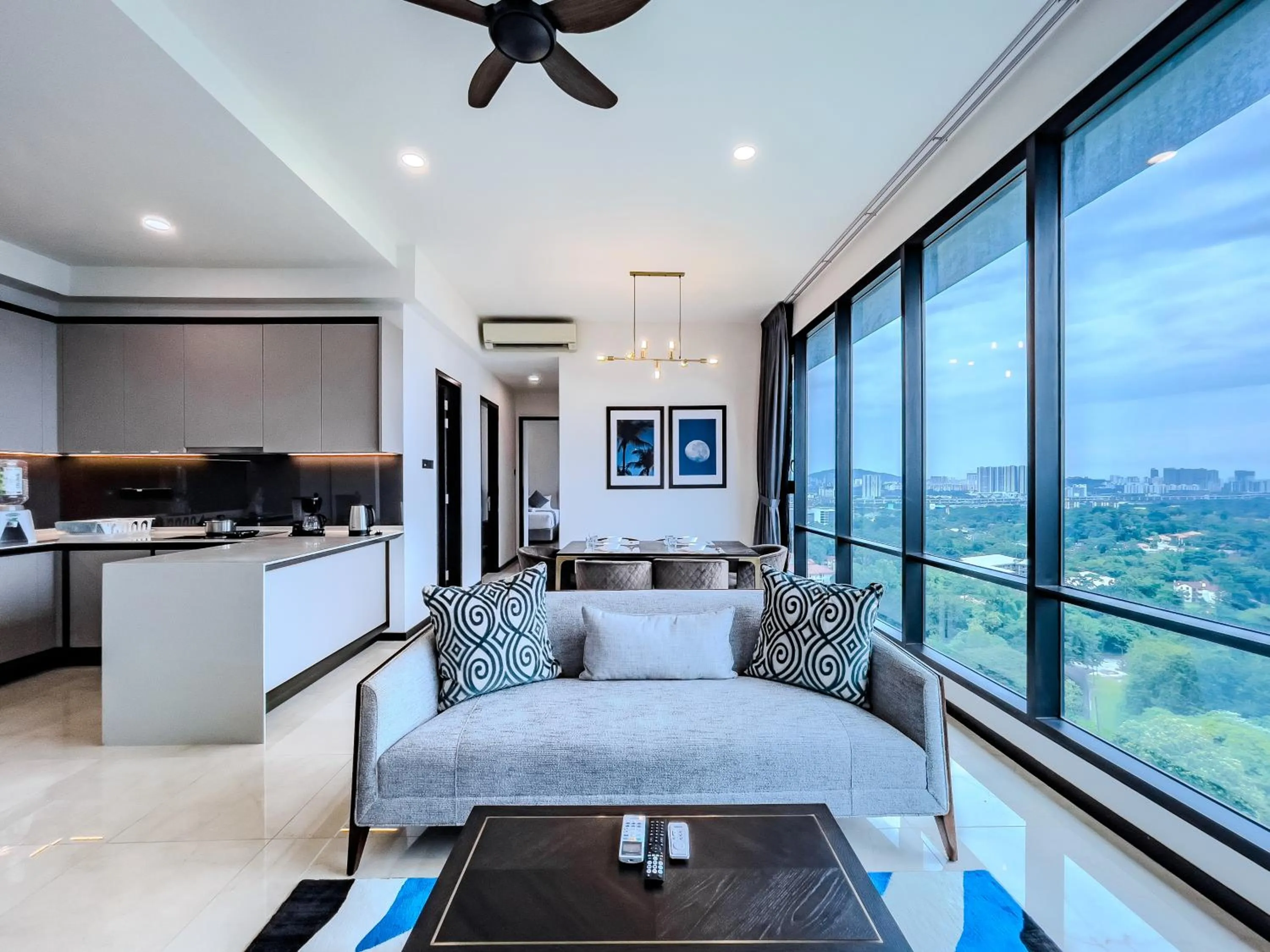 Living room in Opus Residences by Wakely Kuala Lumpur