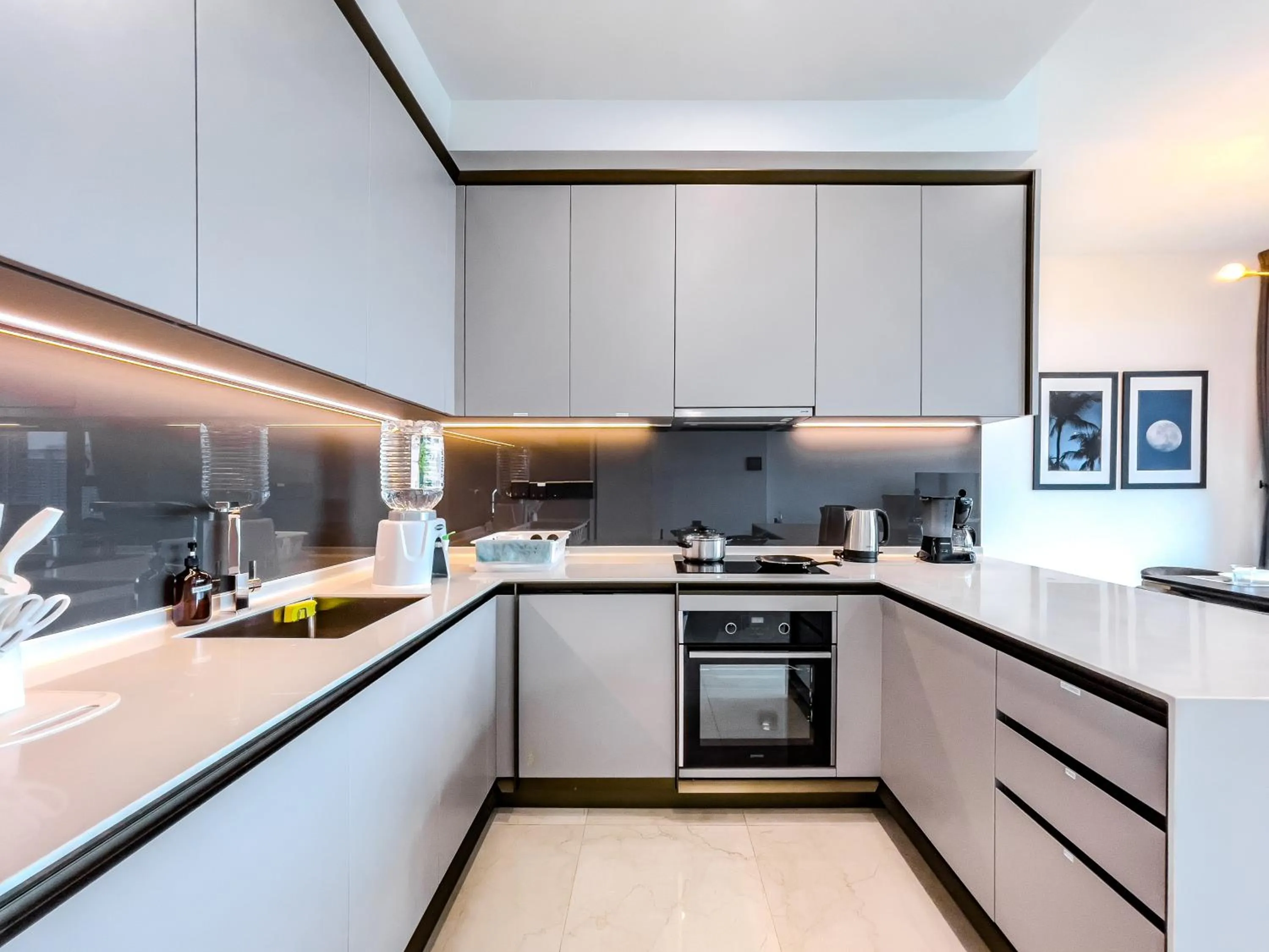 Kitchen or kitchenette in Opus Residences by Wakely Kuala Lumpur