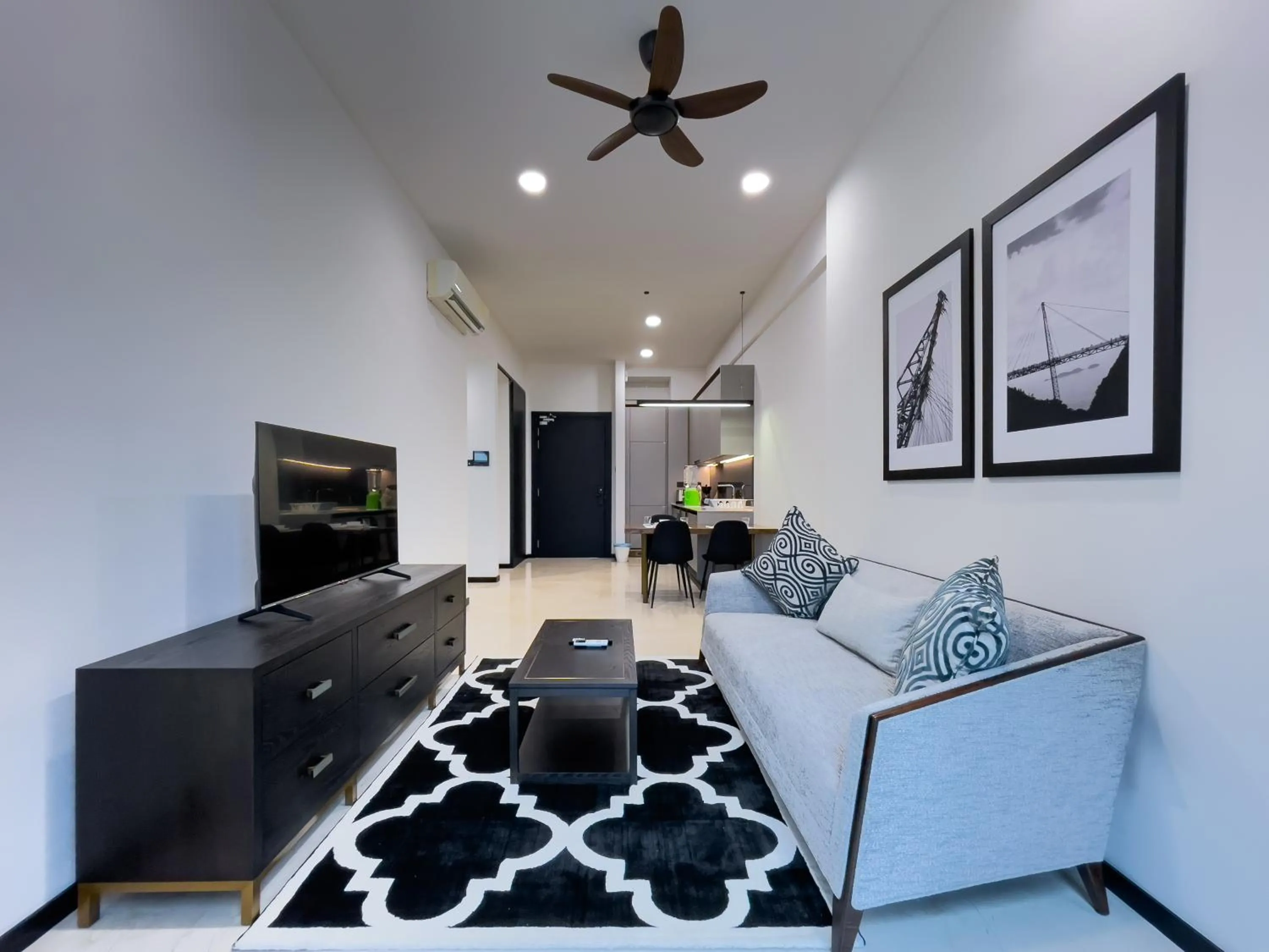 Living room in Opus Residences by Wakely Kuala Lumpur