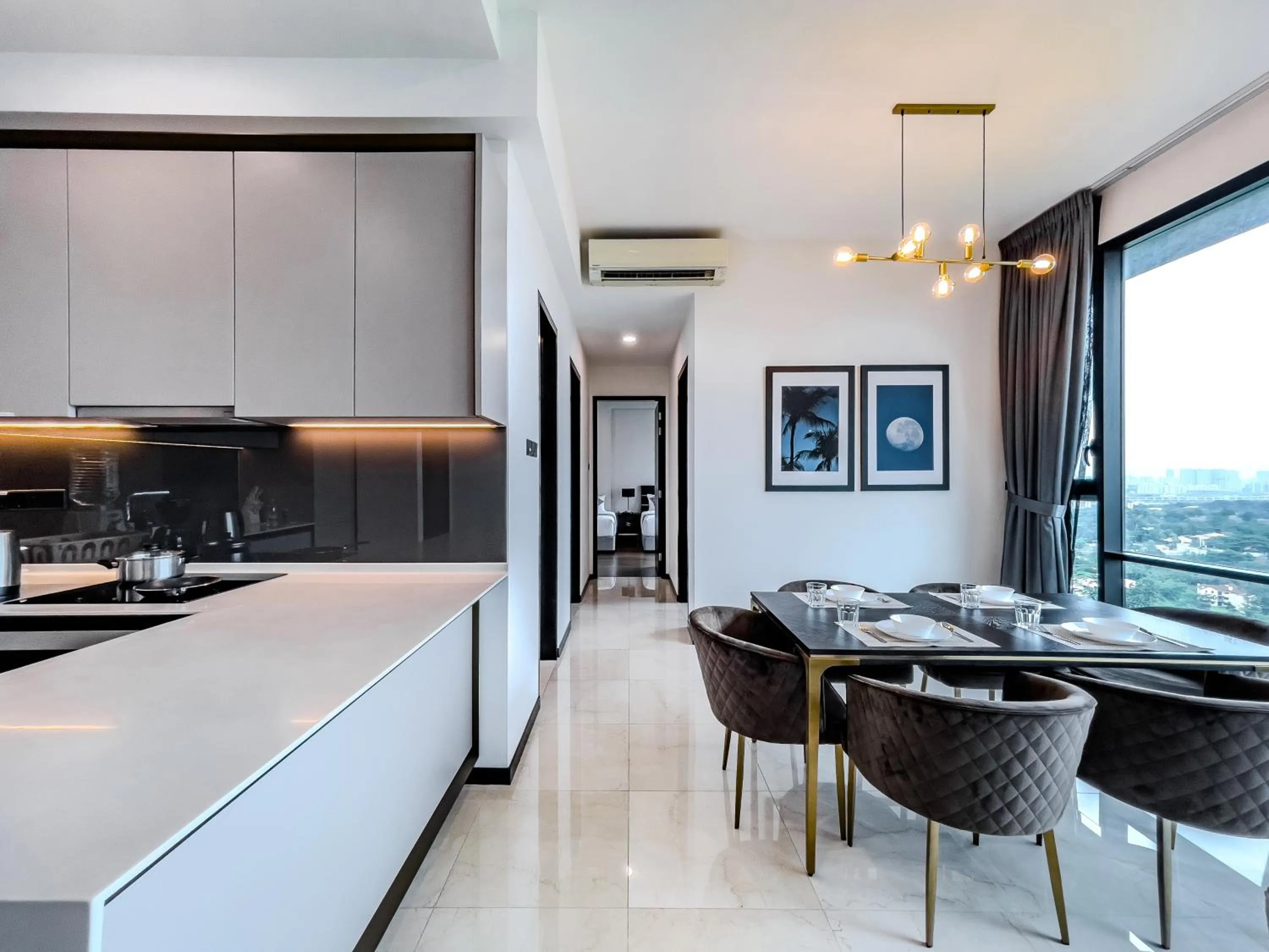 Dining area in Opus Residences by Wakely Kuala Lumpur