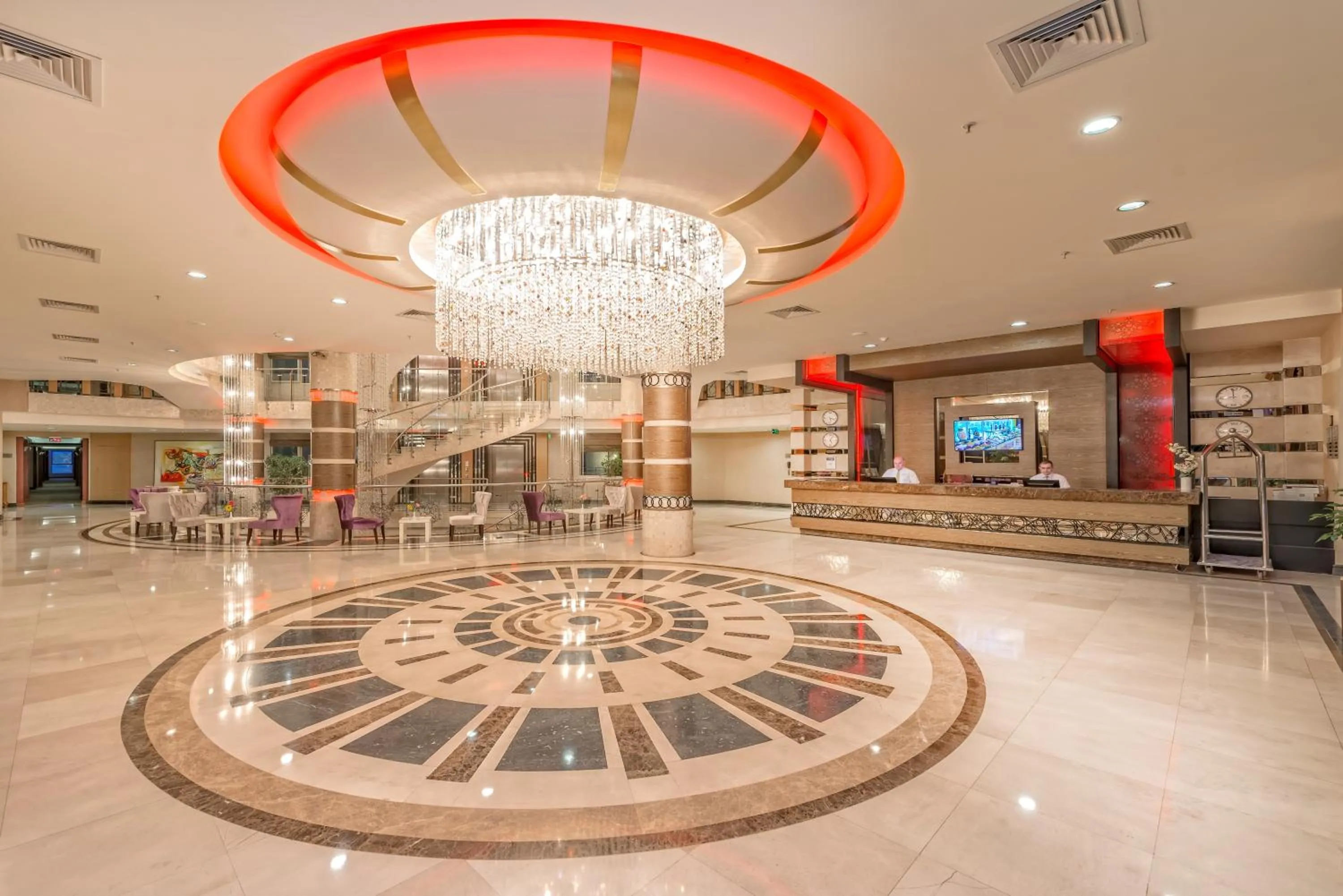 Lobby or reception in Grand Ring Hotel