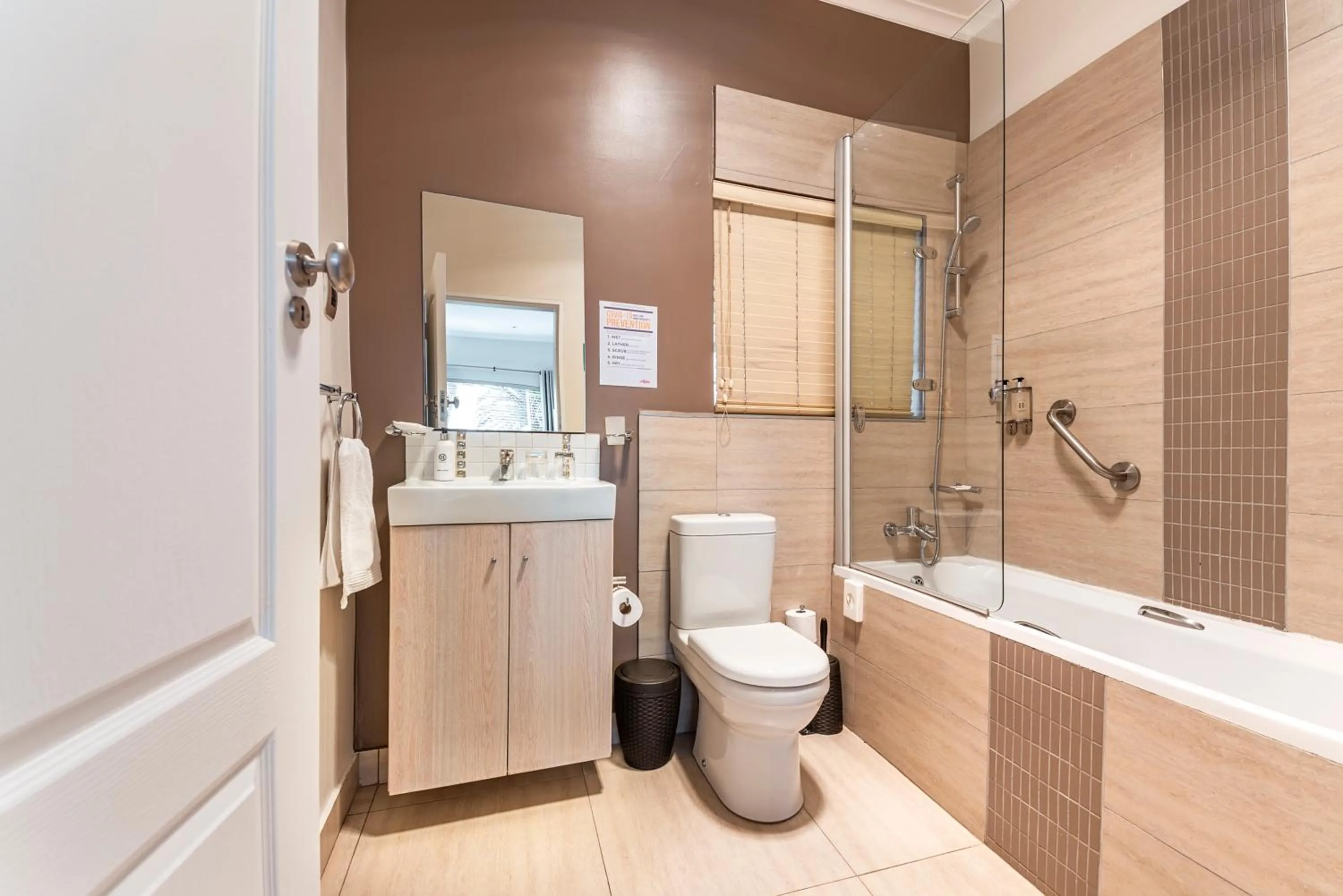 Bathroom in The Haystack On Homestead