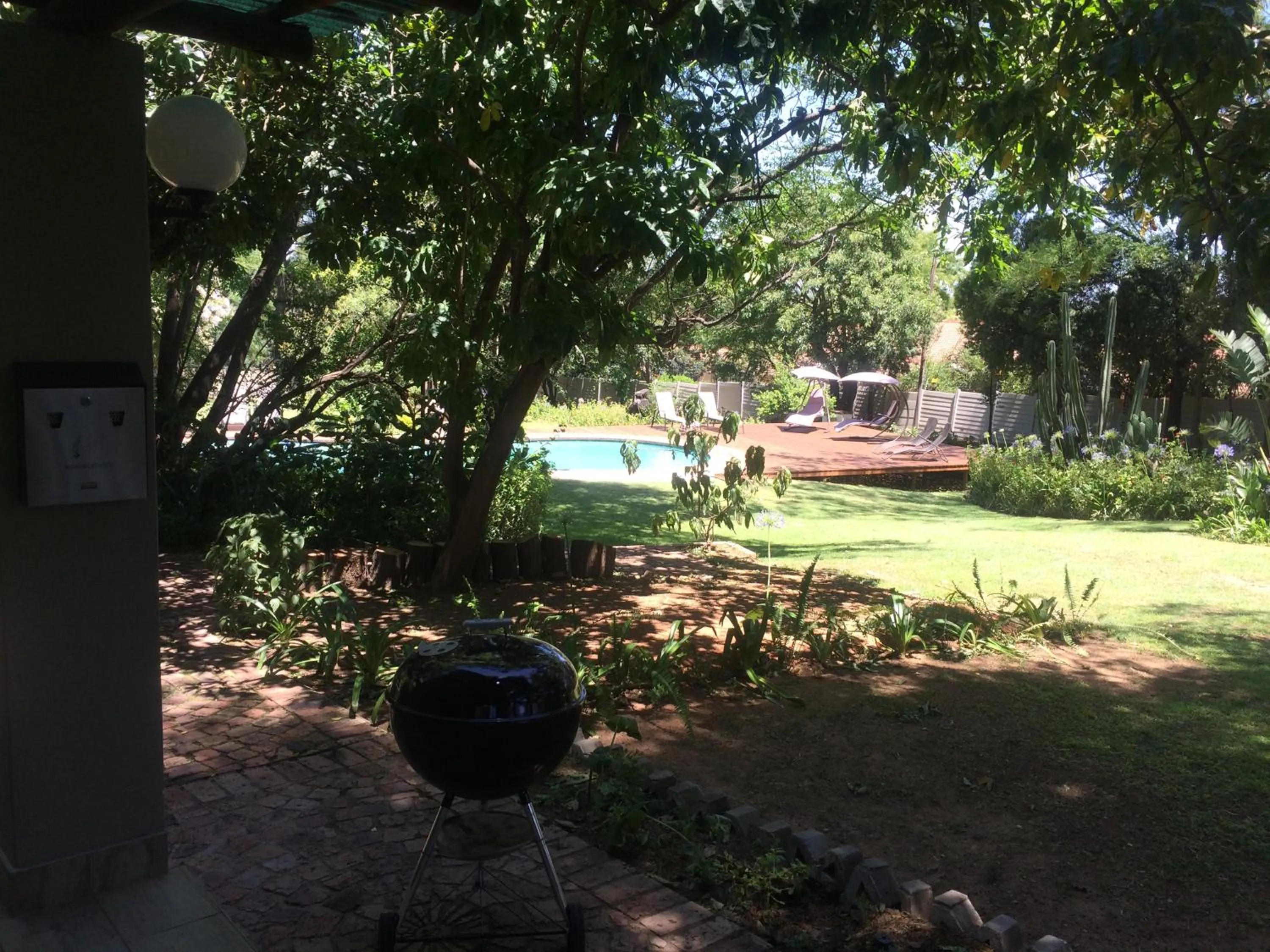 Patio in The Haystack On Homestead