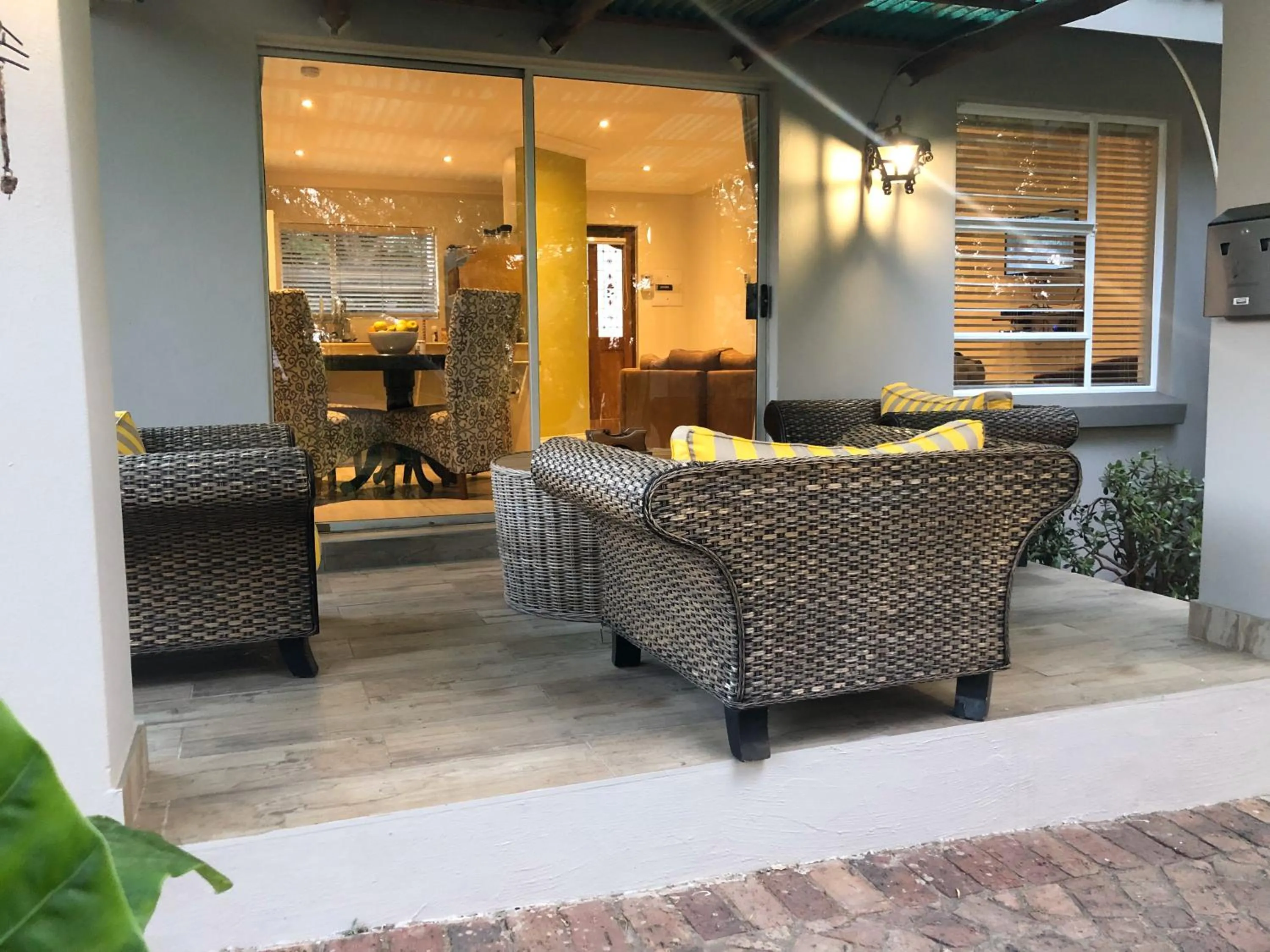 Patio in The Haystack On Homestead