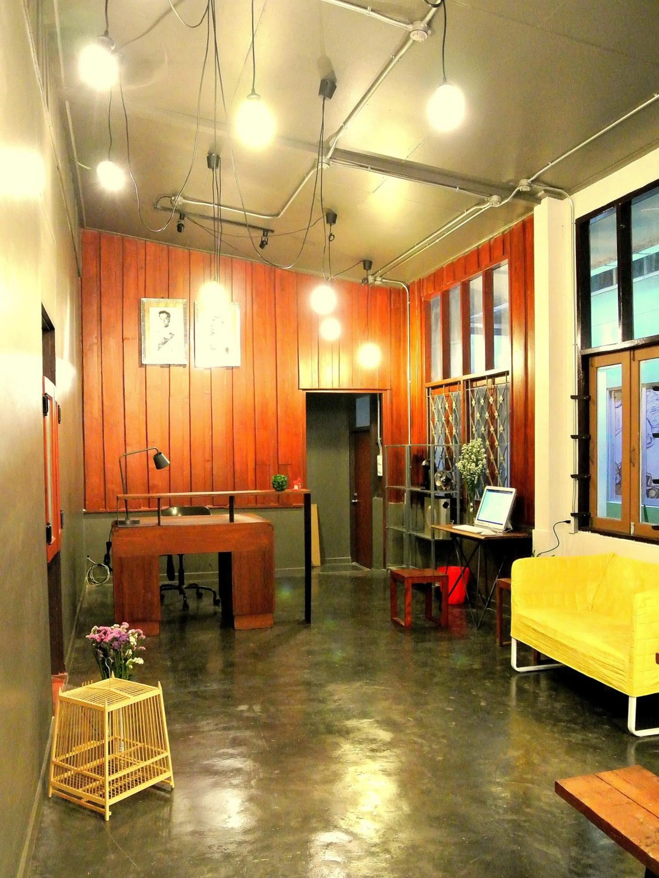 Lobby or reception in Chiang Mai D Hostel