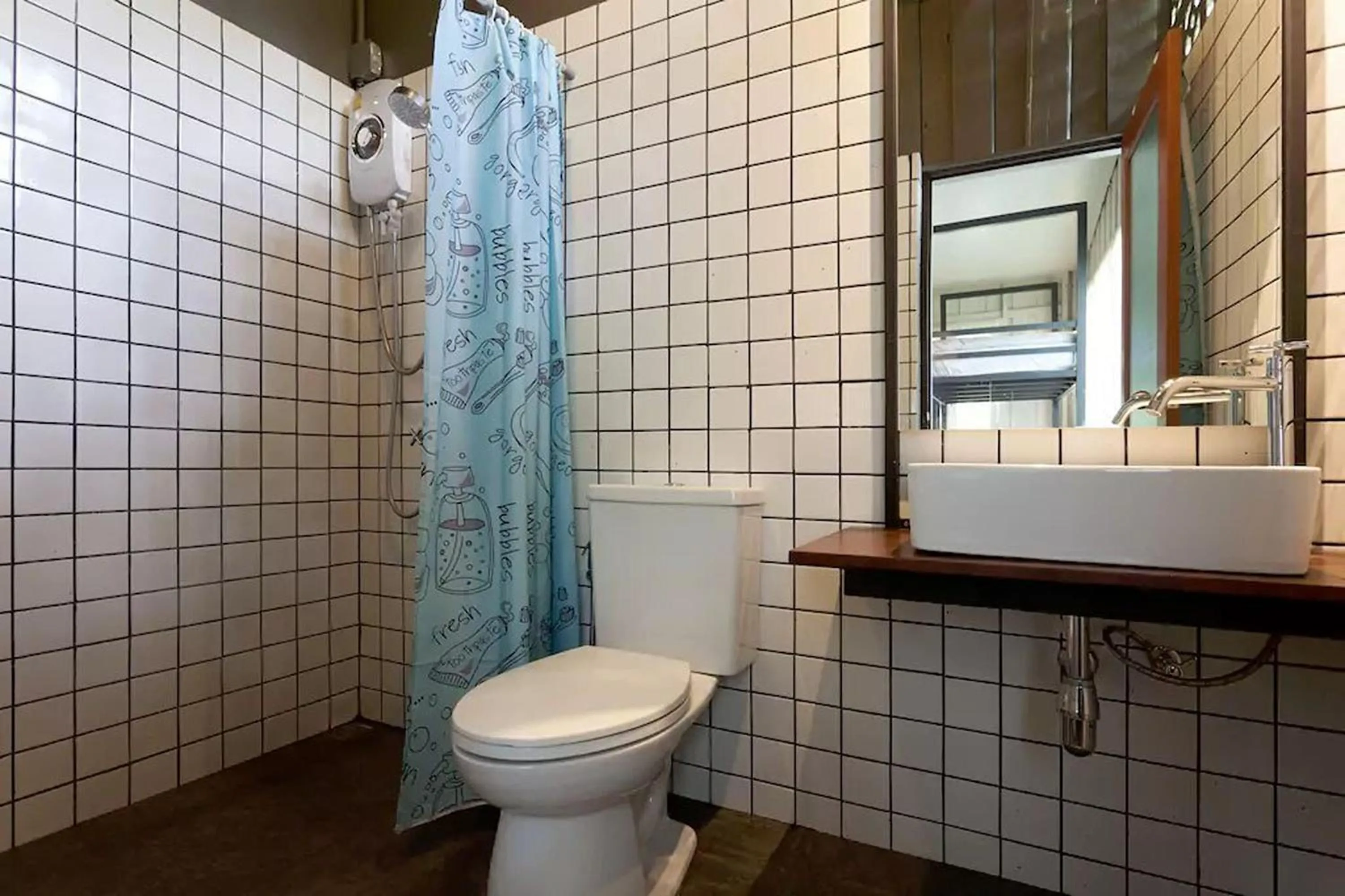 Bathroom in Chiang Mai D Hostel