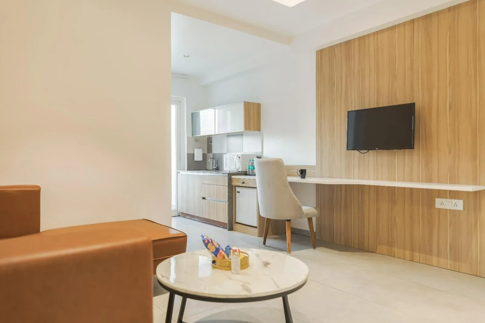 Kitchen or kitchenette in Akoya Business Hotel Whitefield