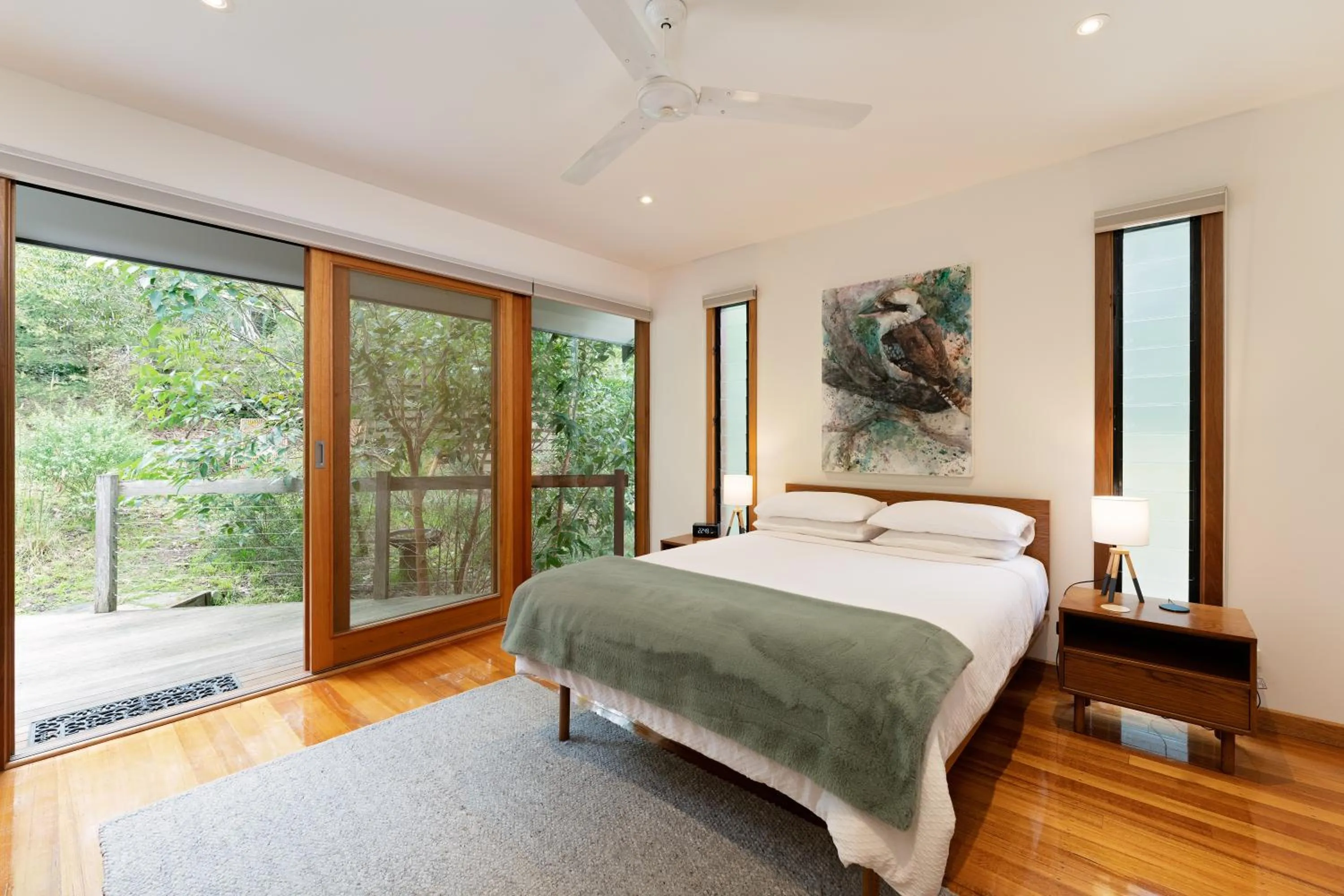 Bed in Cladich Pavilions Bed and Breakfast