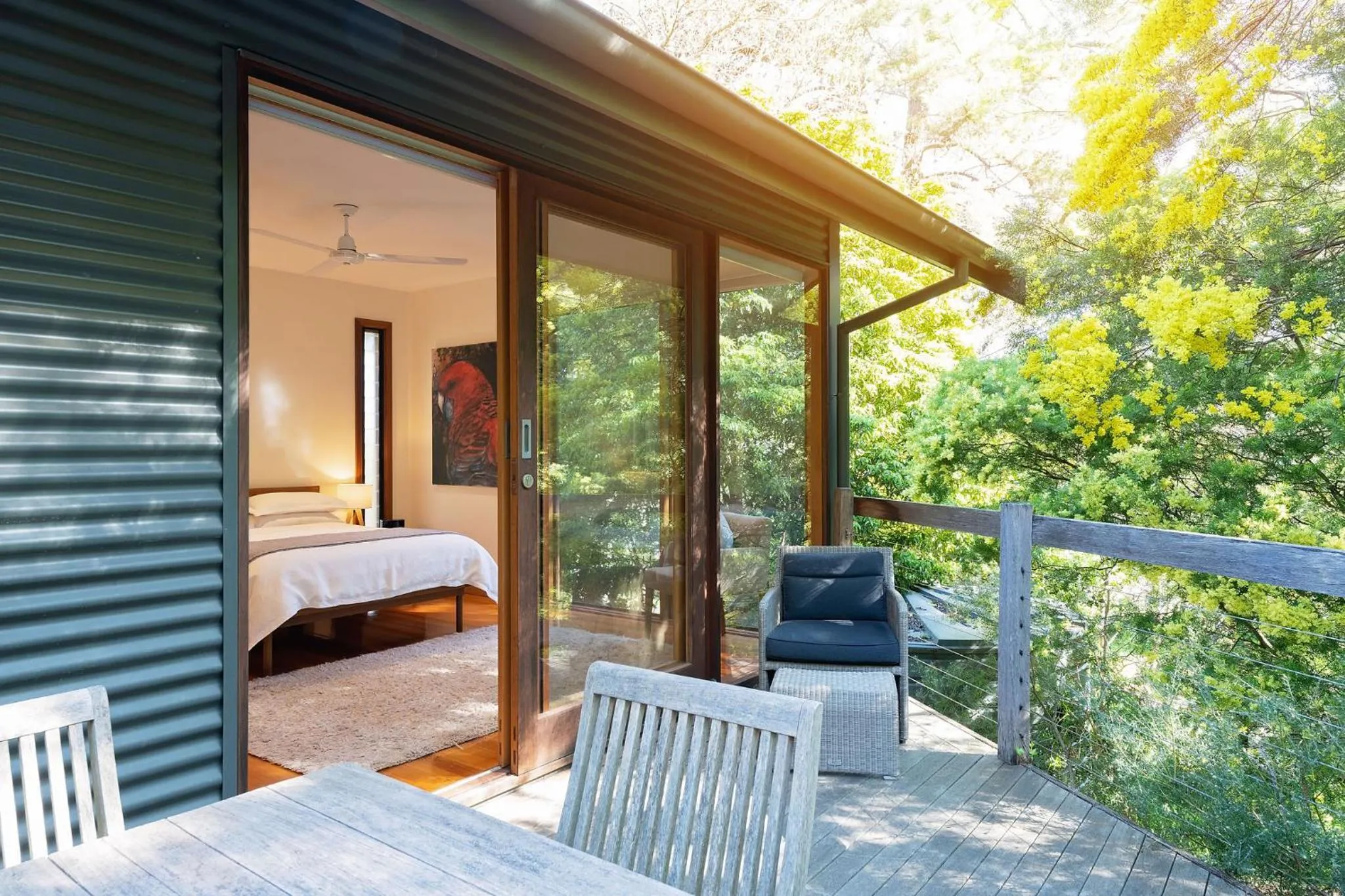 Bed in Cladich Pavilions Bed and Breakfast