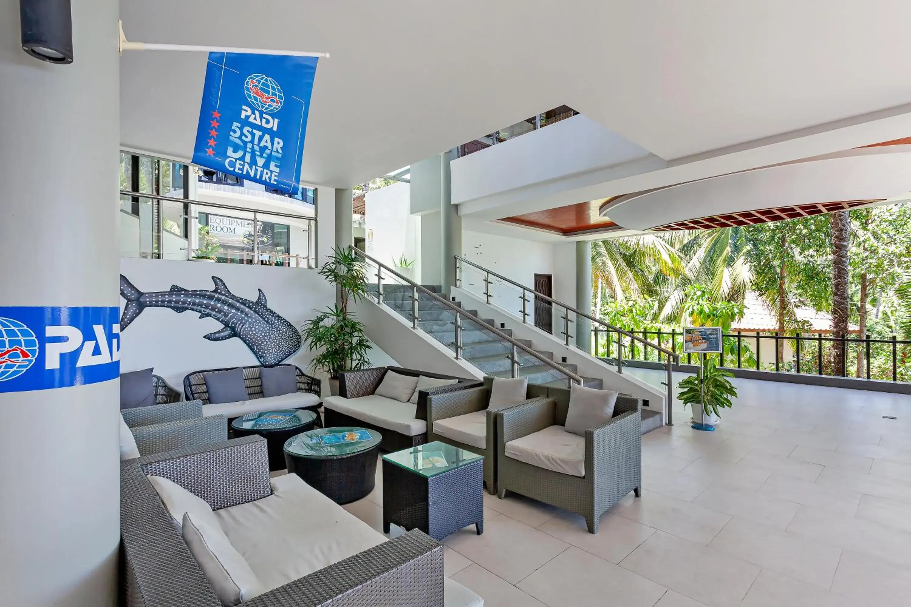 Lobby or reception in The Tarna Resort, Koh Tao Lobby or reception in The Tarna Resort, Koh Tao