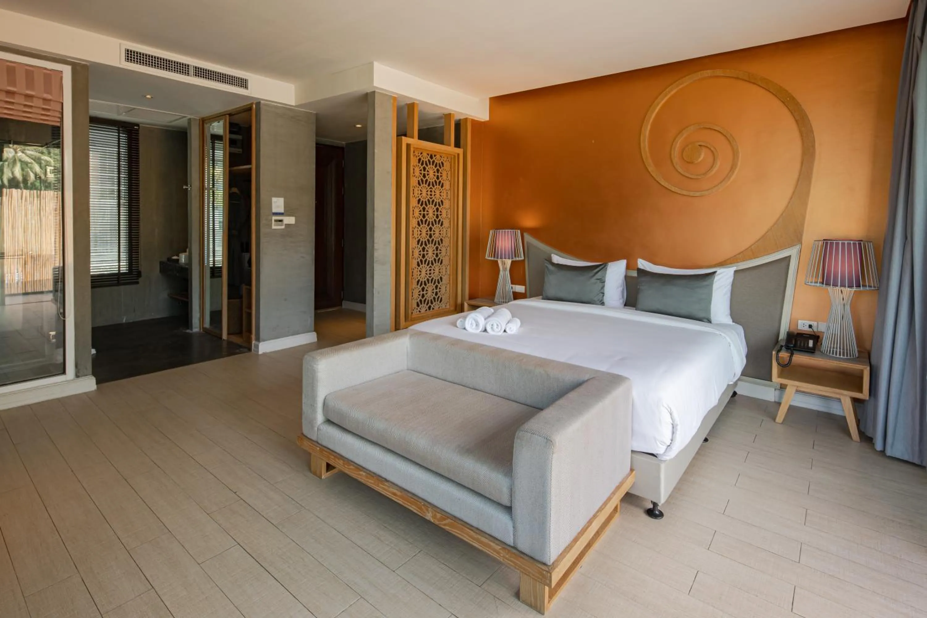 Bed in The Tarna Resort, Koh Tao