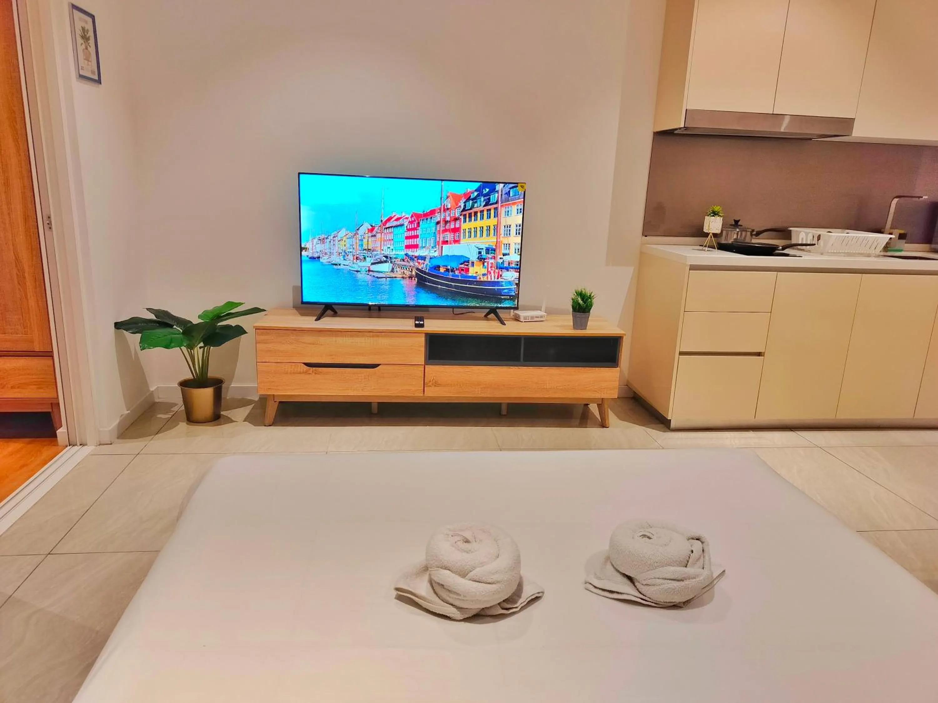 Bed in Lila Suites Quill Residence KLCC