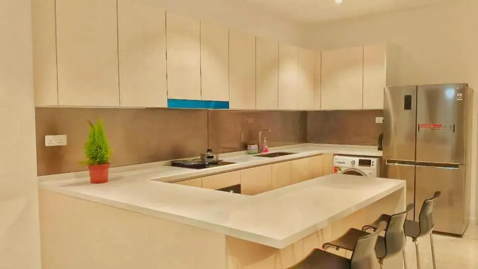 Kitchen or kitchenette in Lila Suites Quill Residence KLCC
