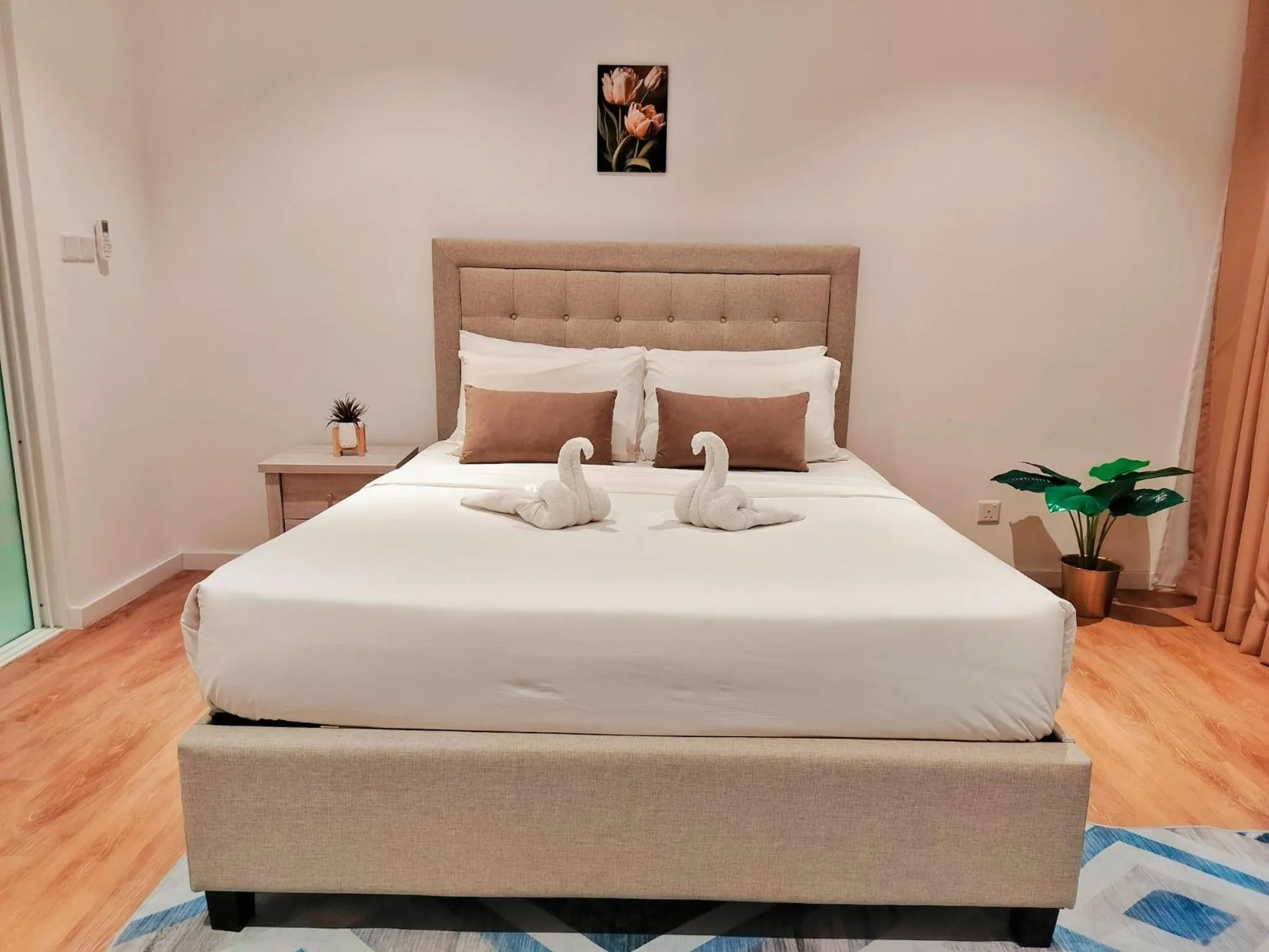 Bed in Lila Suites Quill Residence KLCC