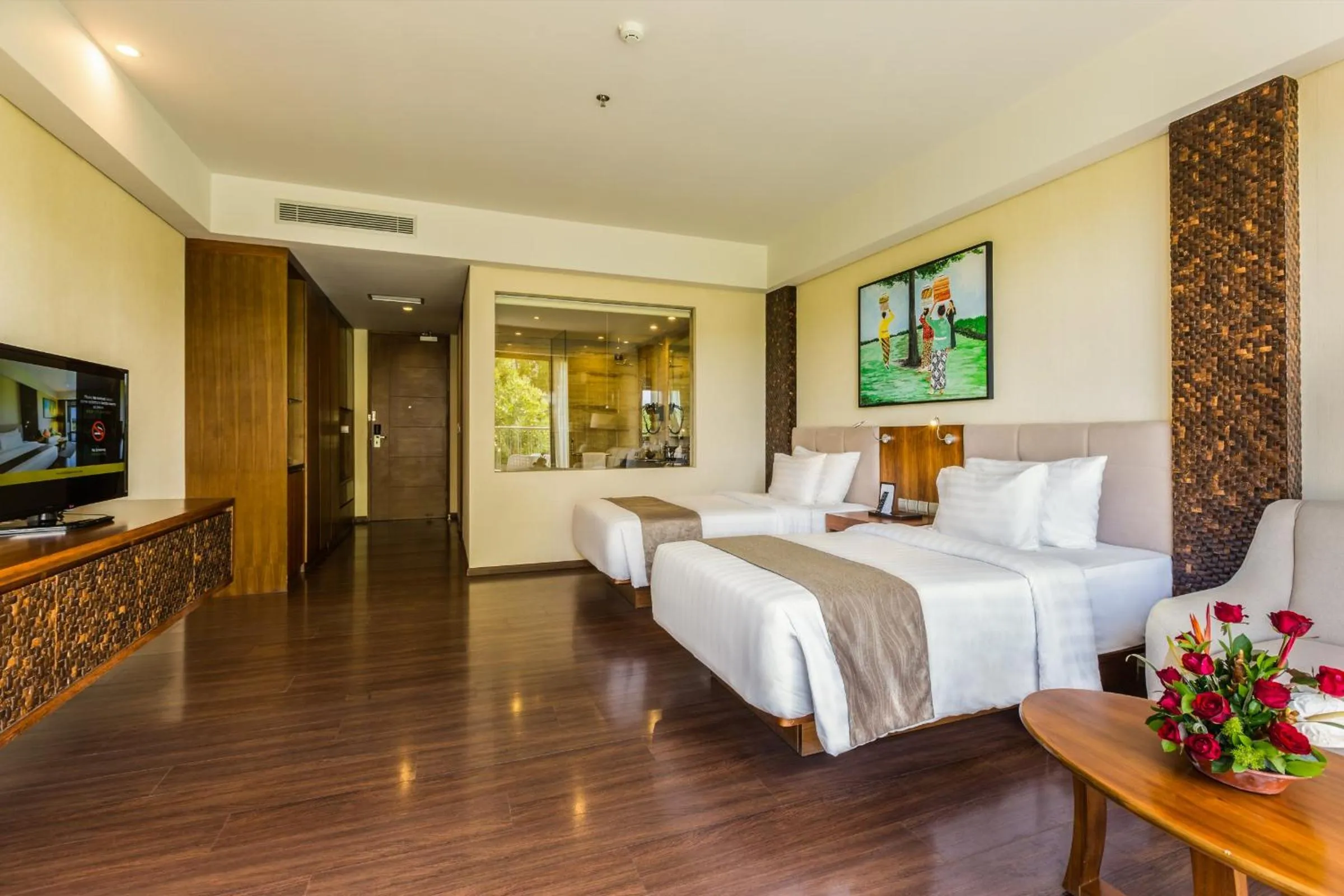Bed in Klapa Resort