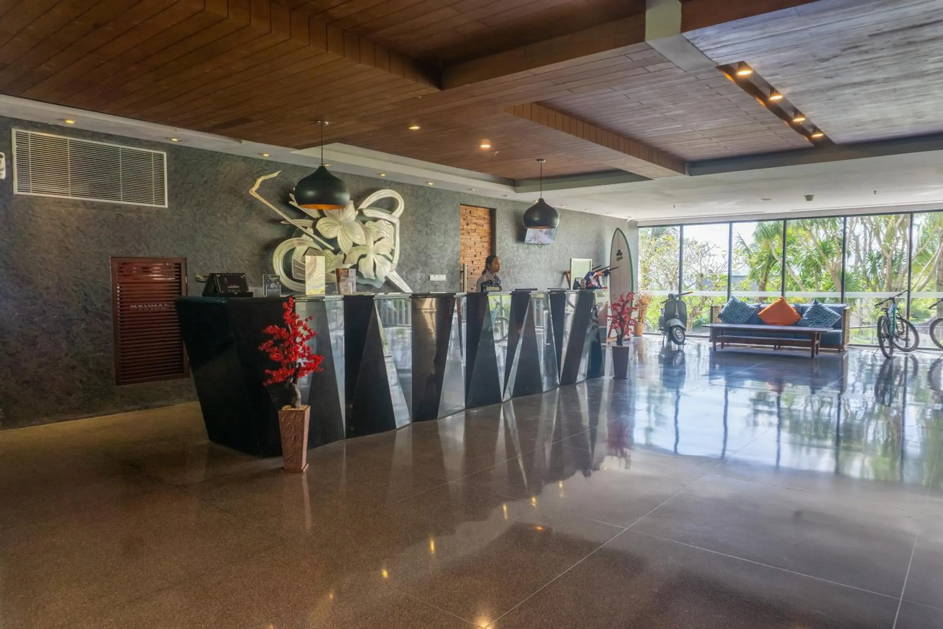Lobby or reception in Klapa Resort Lobby or reception in Klapa Resort