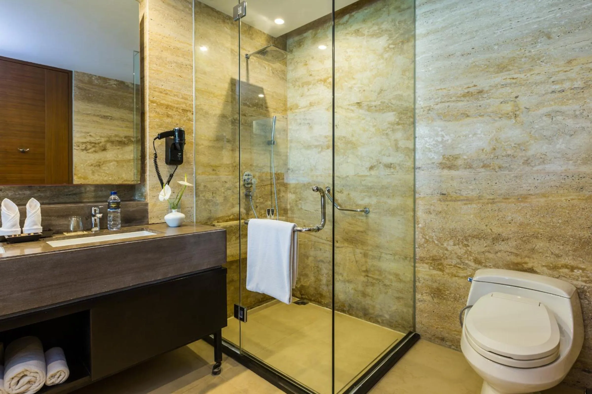 Shower in Klapa Resort