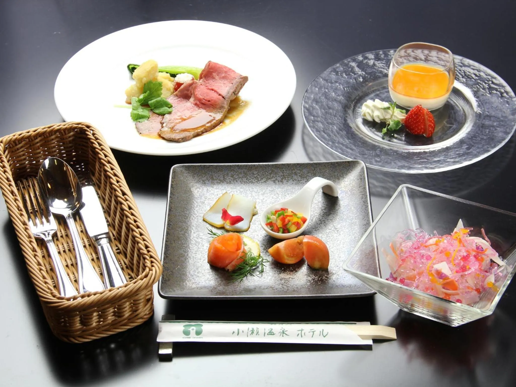 Dinner in Kose Onsen