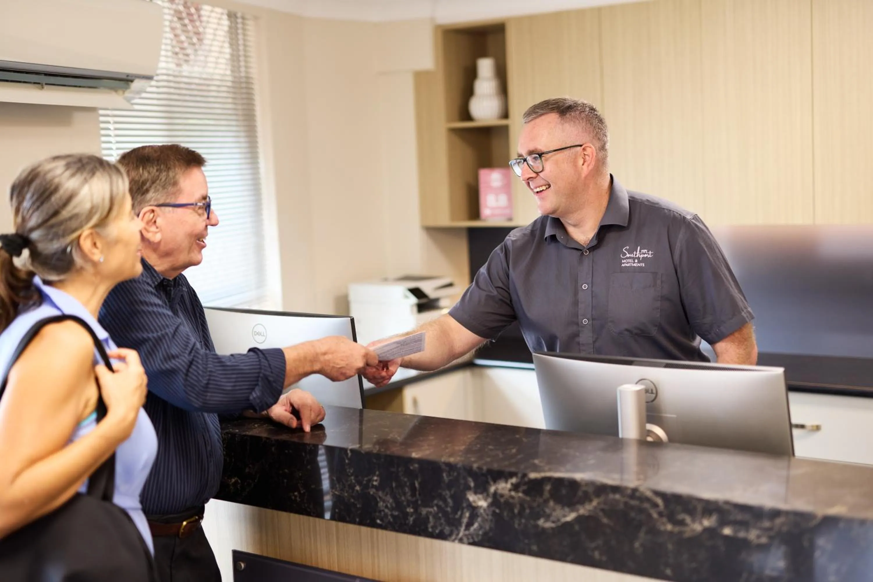 Lobby or reception in Southport Motel & Apartments