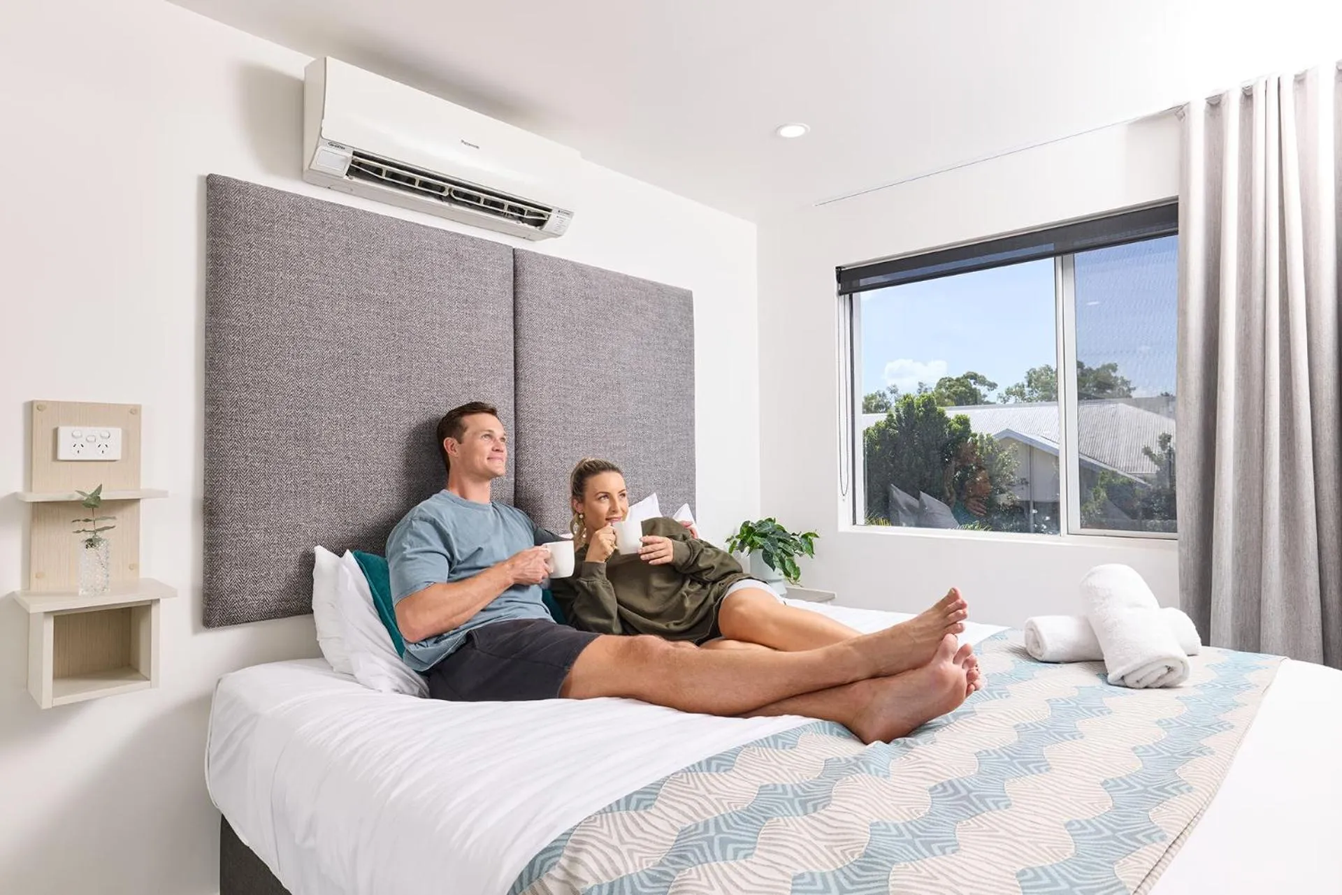 Bed in Southport Motel & Apartments