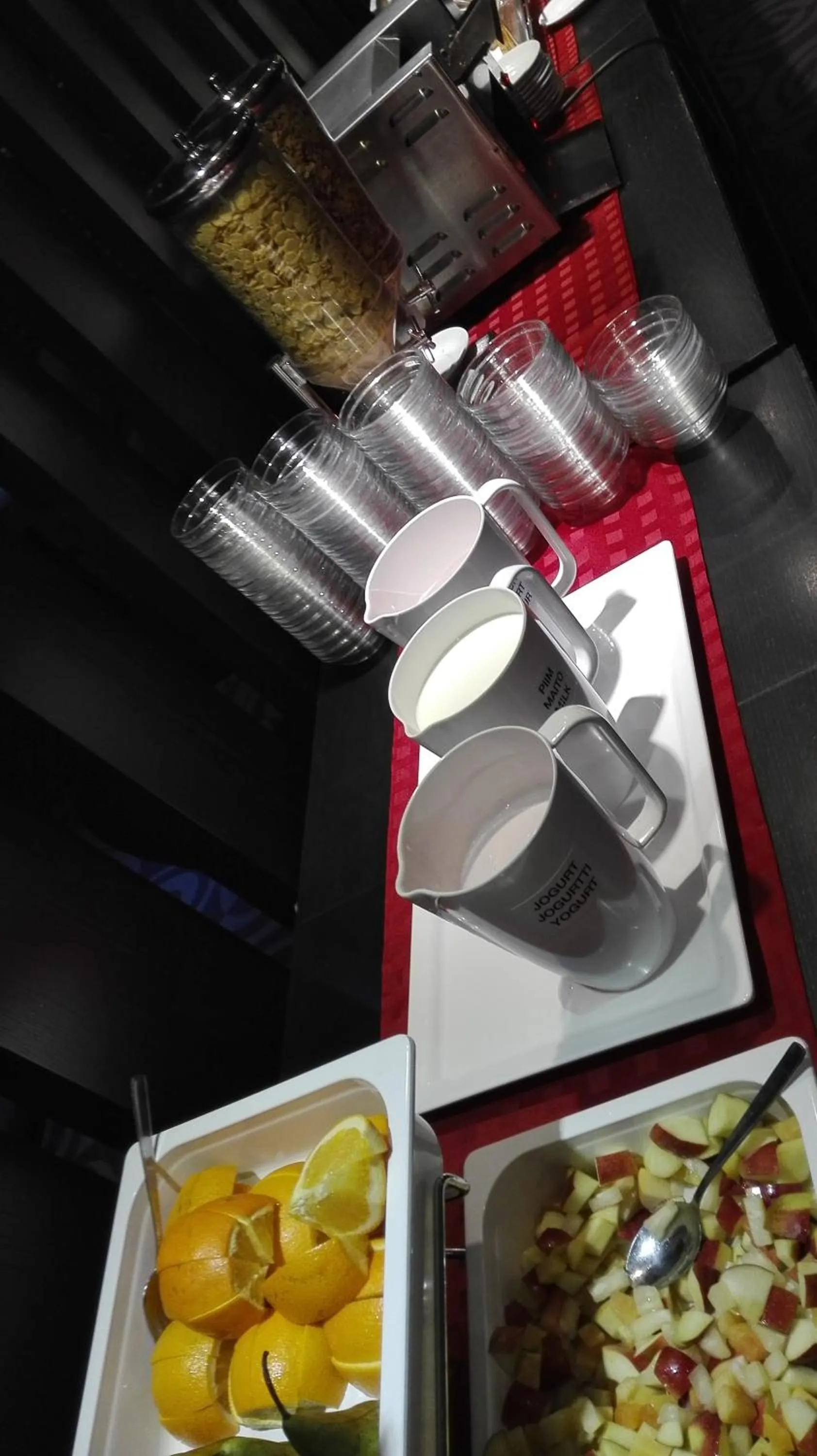 Buffet breakfast in Rotermanni Guest Apartments