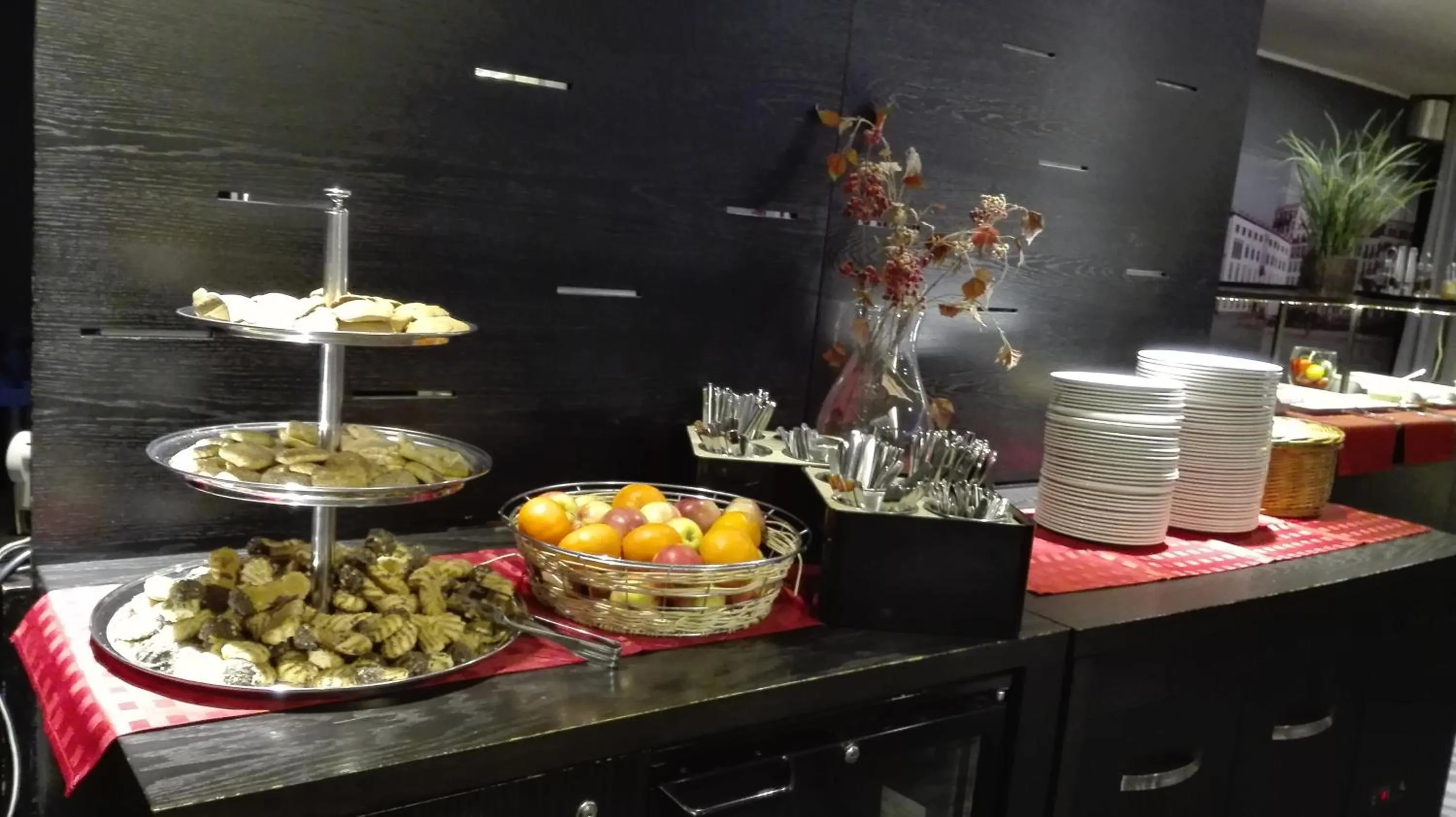 Buffet breakfast in Rotermanni Guest Apartments