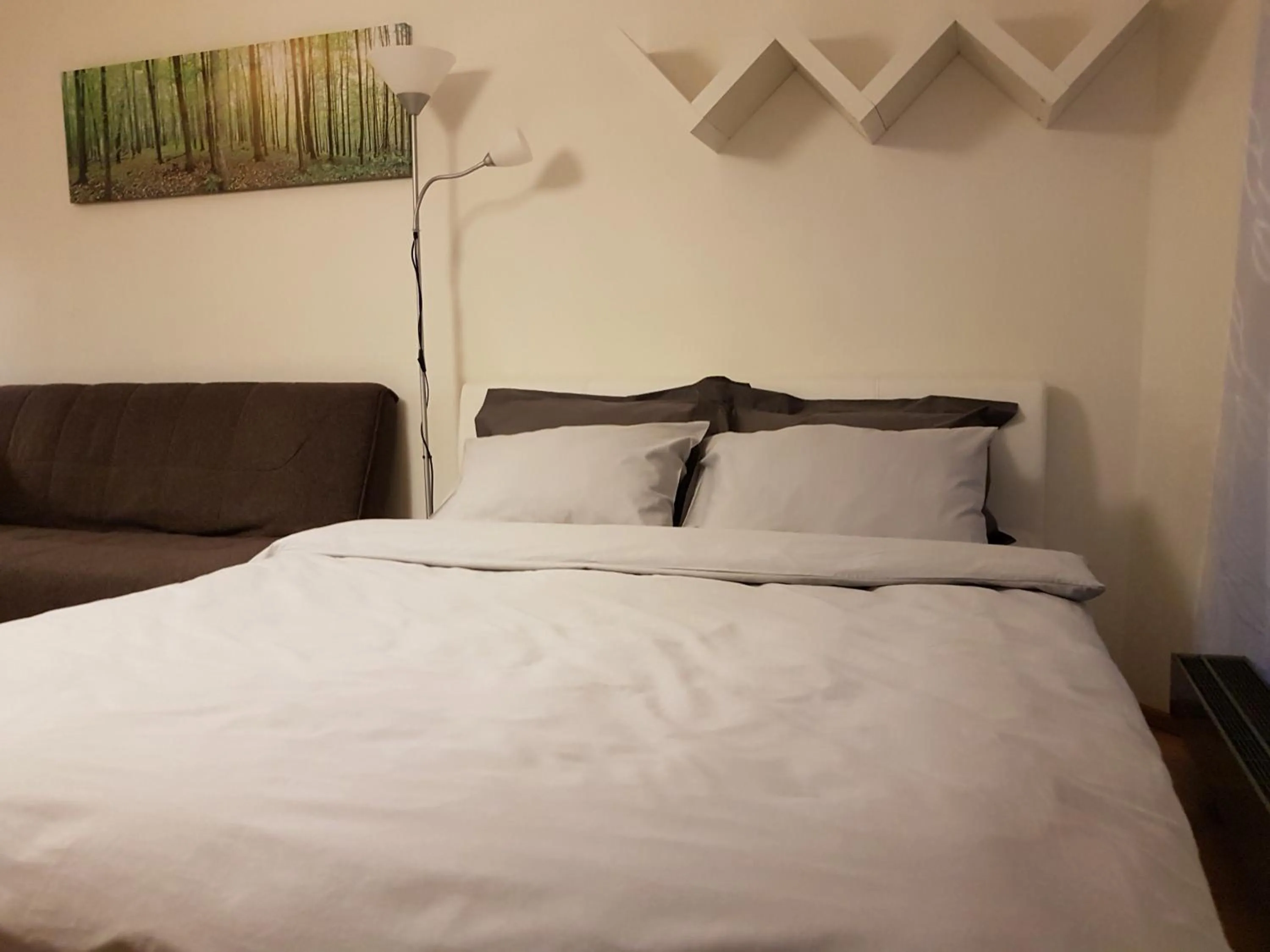 Bed in Rotermanni Guest Apartments