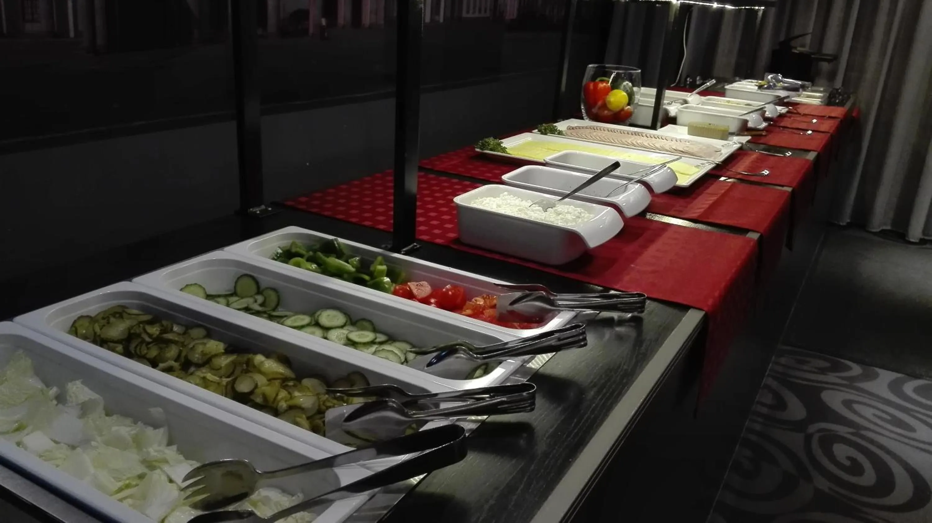 Buffet breakfast in Rotermanni Guest Apartments