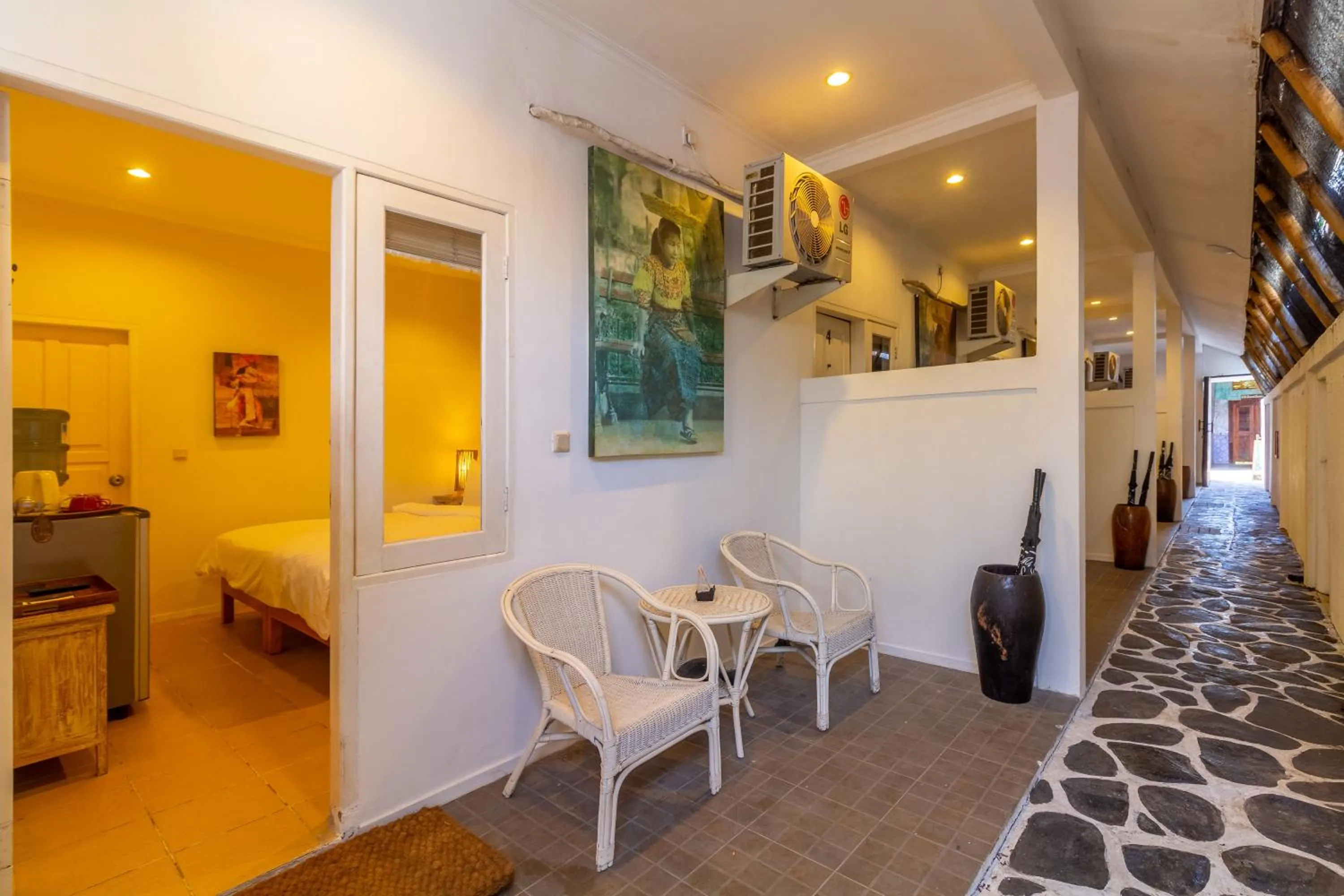 Bed in Scallywags Mango Retreat