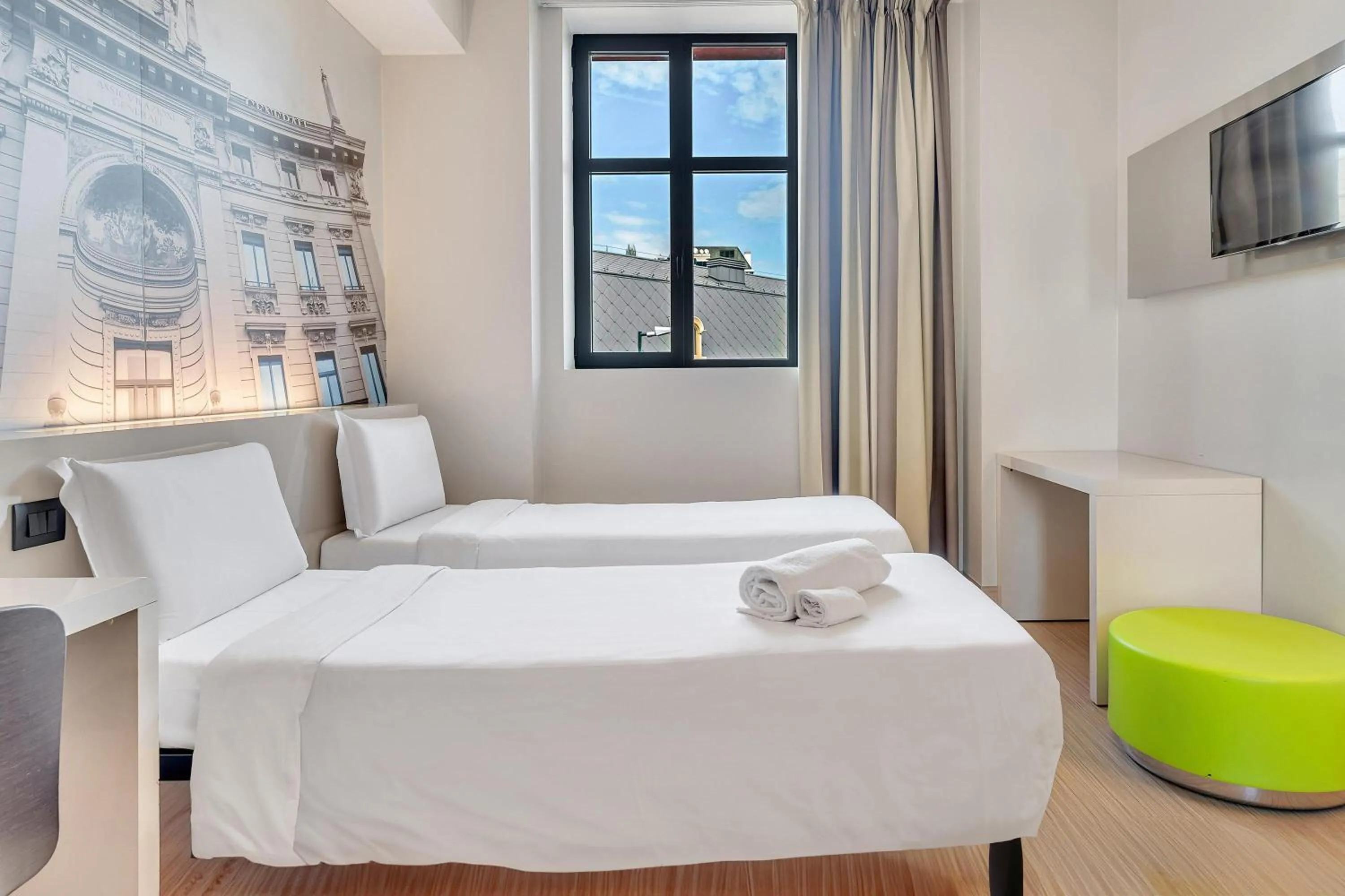 Photo of the whole room, Bed in B&B Hotel Milano San Siro