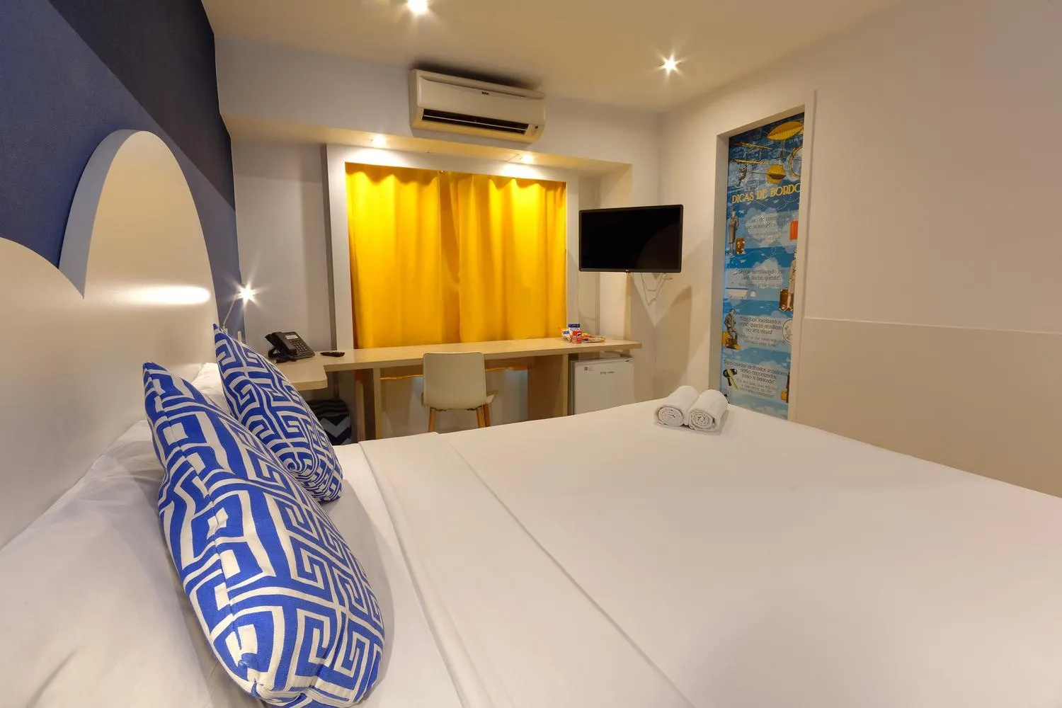 Bedroom, Bed in Golden Tower Express Anhembi by Fênix Hotéis