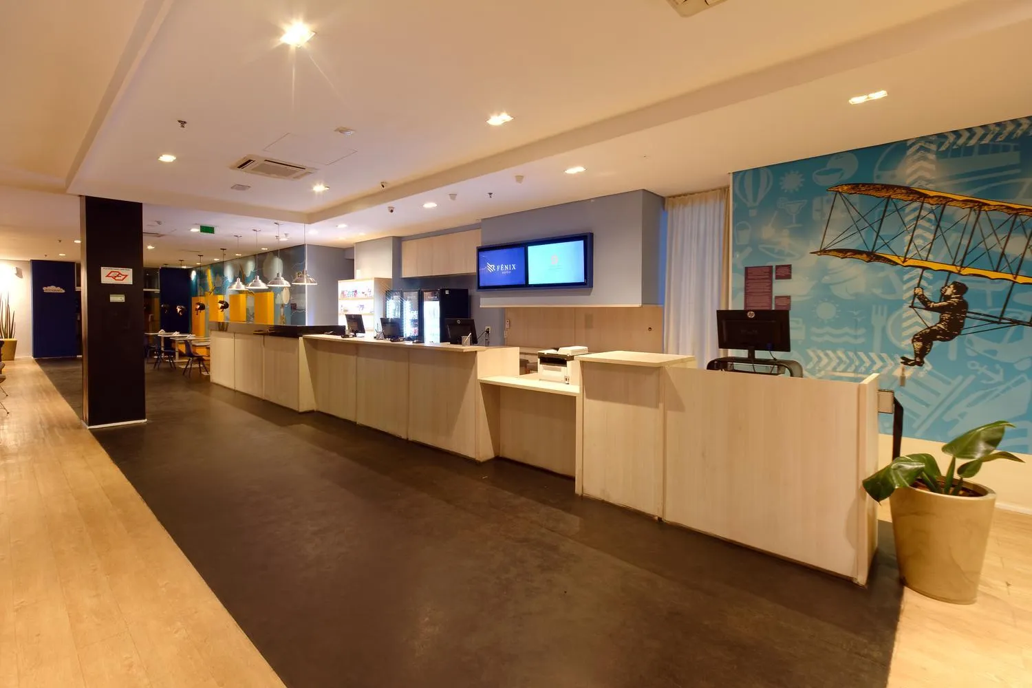 Lobby or reception in Golden Tower Express Anhembi by Fênix Hotéis