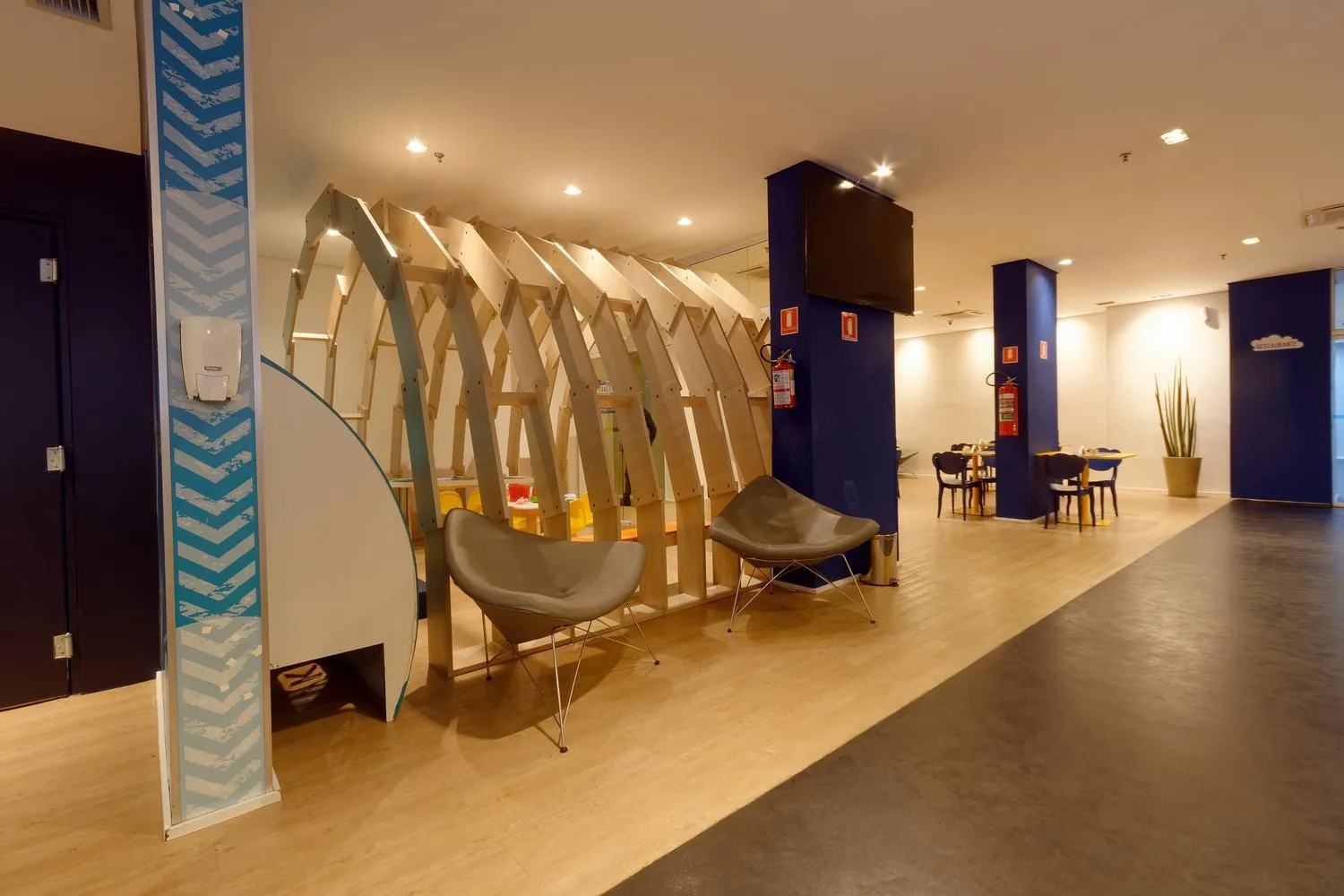 Lobby or reception in Golden Tower Express Anhembi by Fênix Hotéis