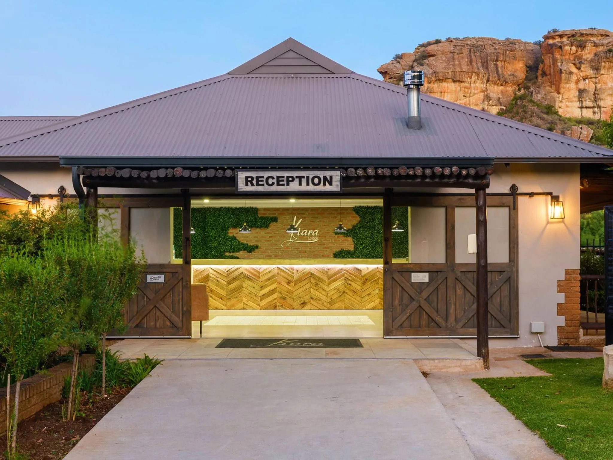 Lobby or reception in Kiara Lodge