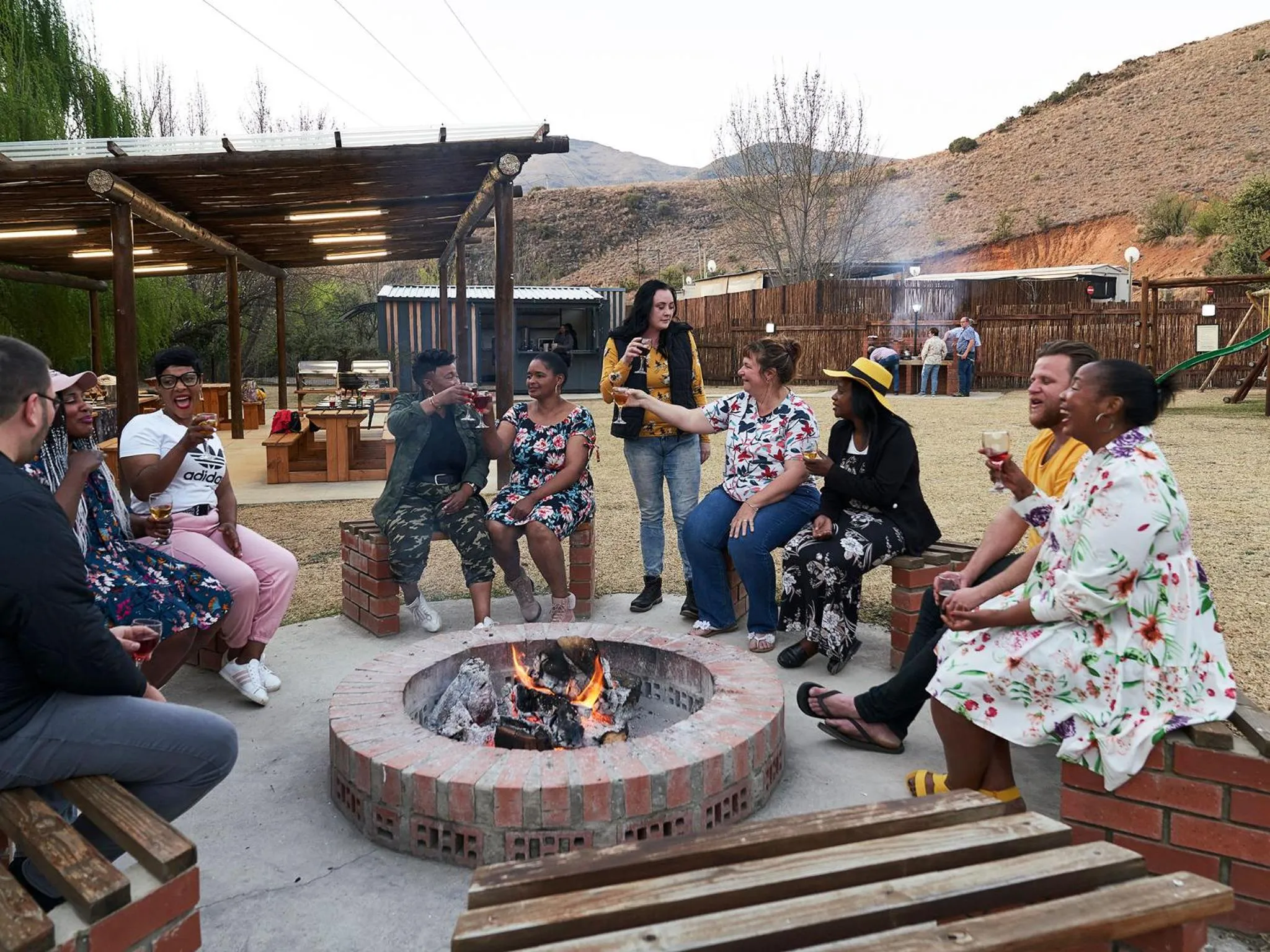 BBQ facilities in Kiara Lodge