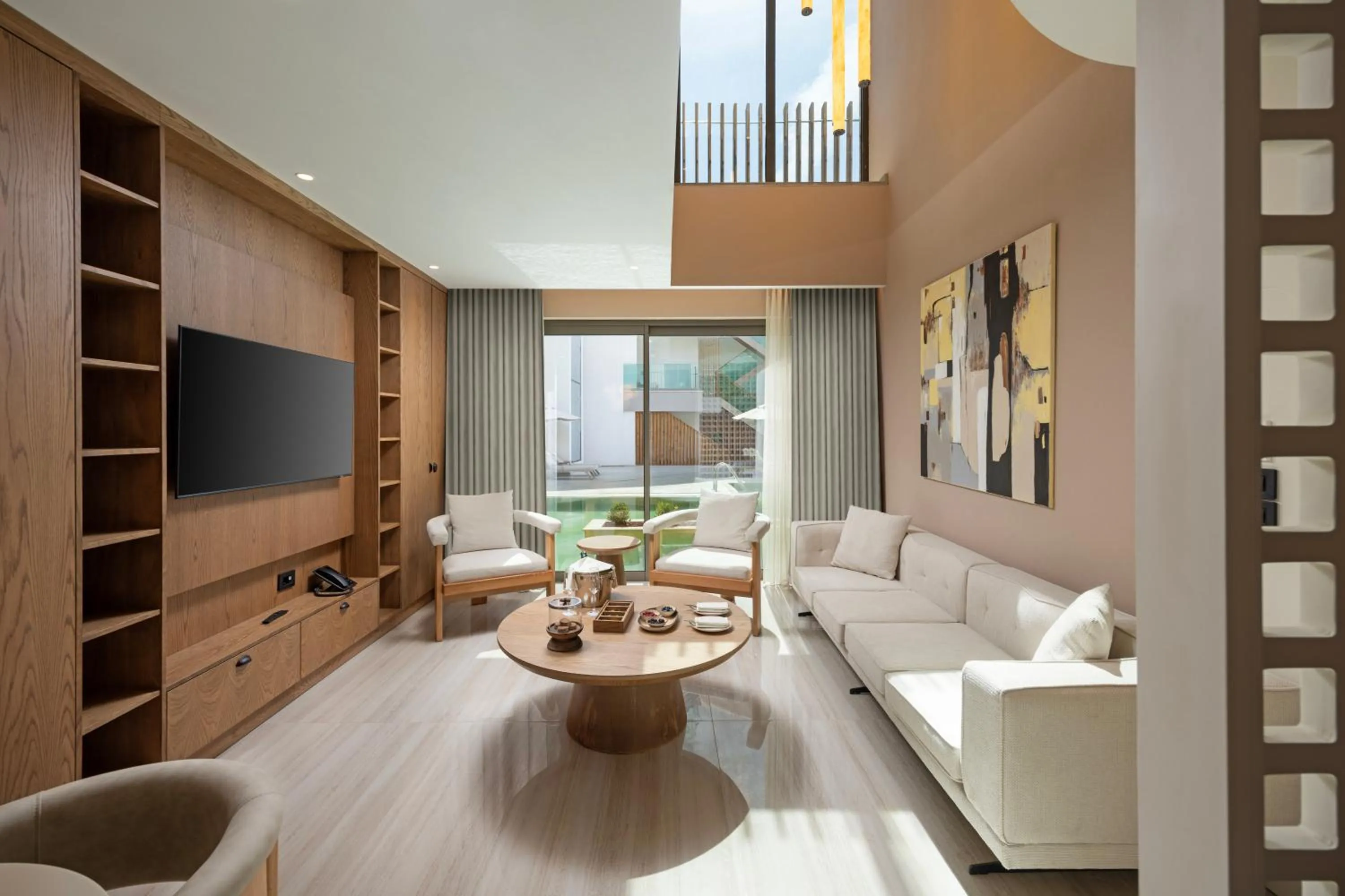 Living room, Bed in Liberty Signa