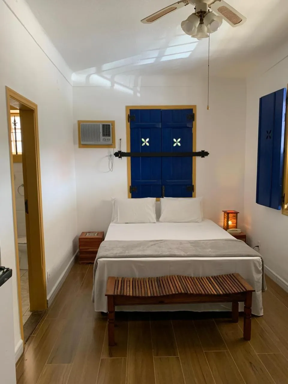 Bed in Pousada Villa Real