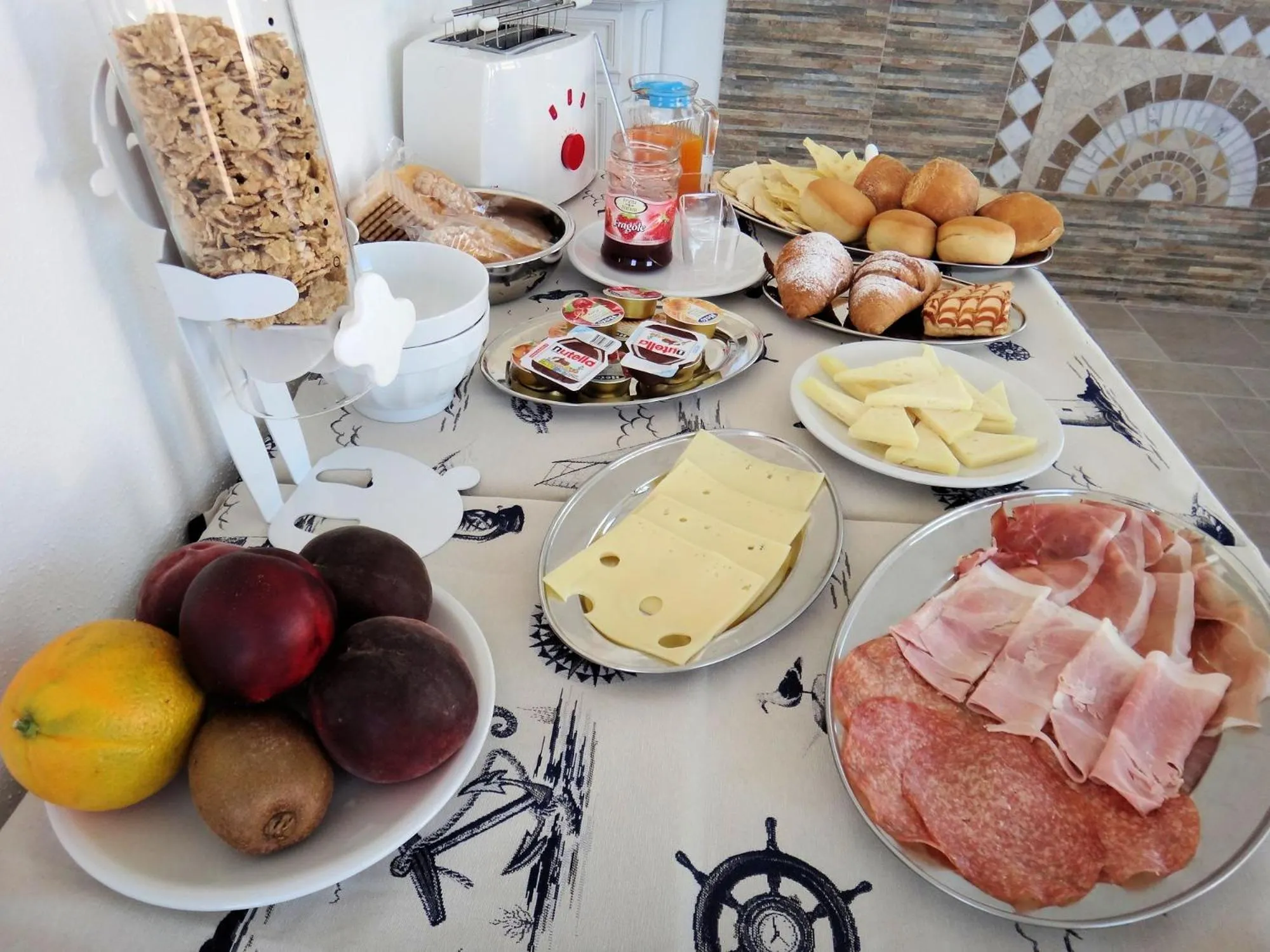 Continental breakfast in Sa Fiorida case vacanze