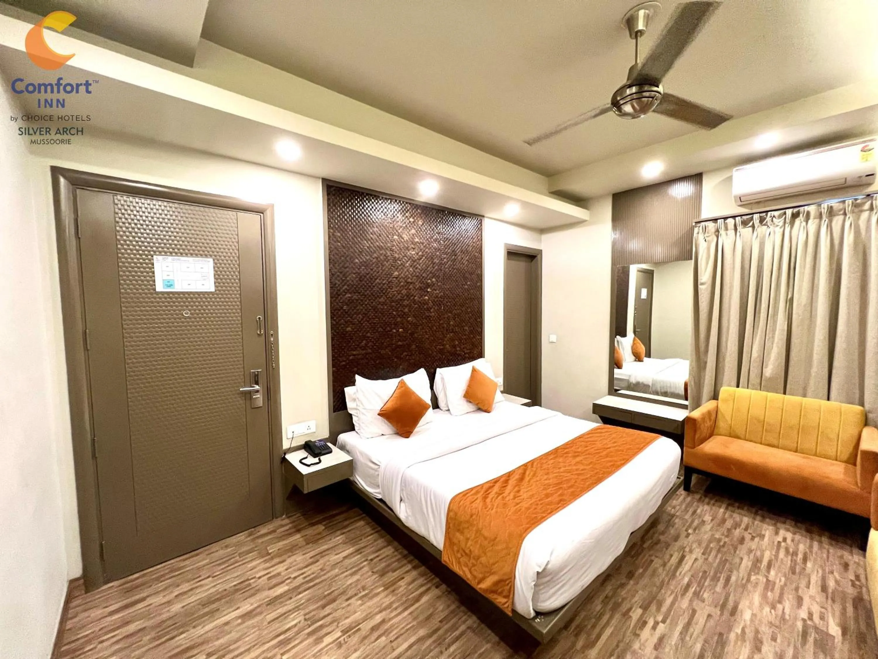 Bed in Comfort Inn Silver Arch Hotel, Mussoorie