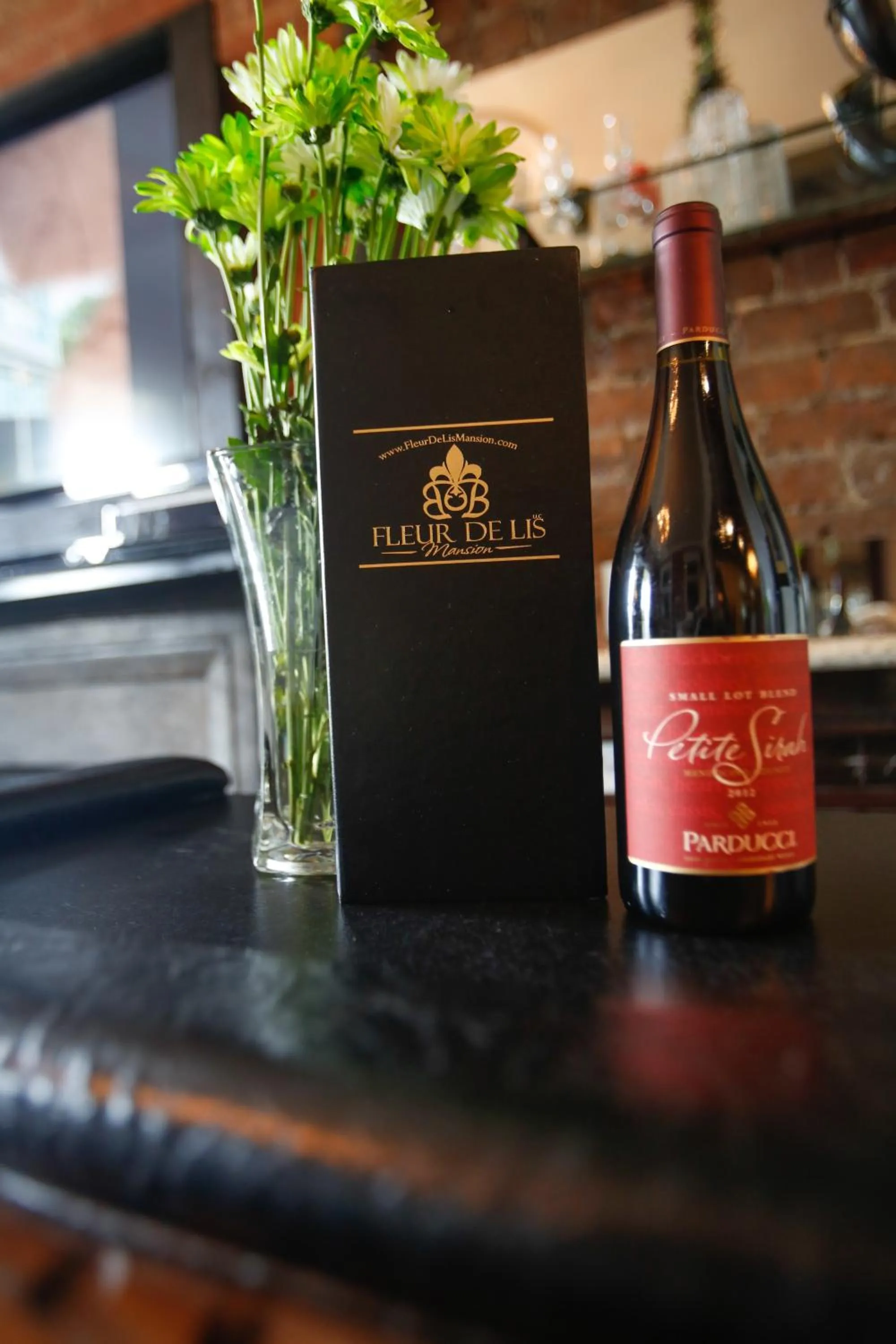 Alcoholic drinks in Fleur De Lis Mansion